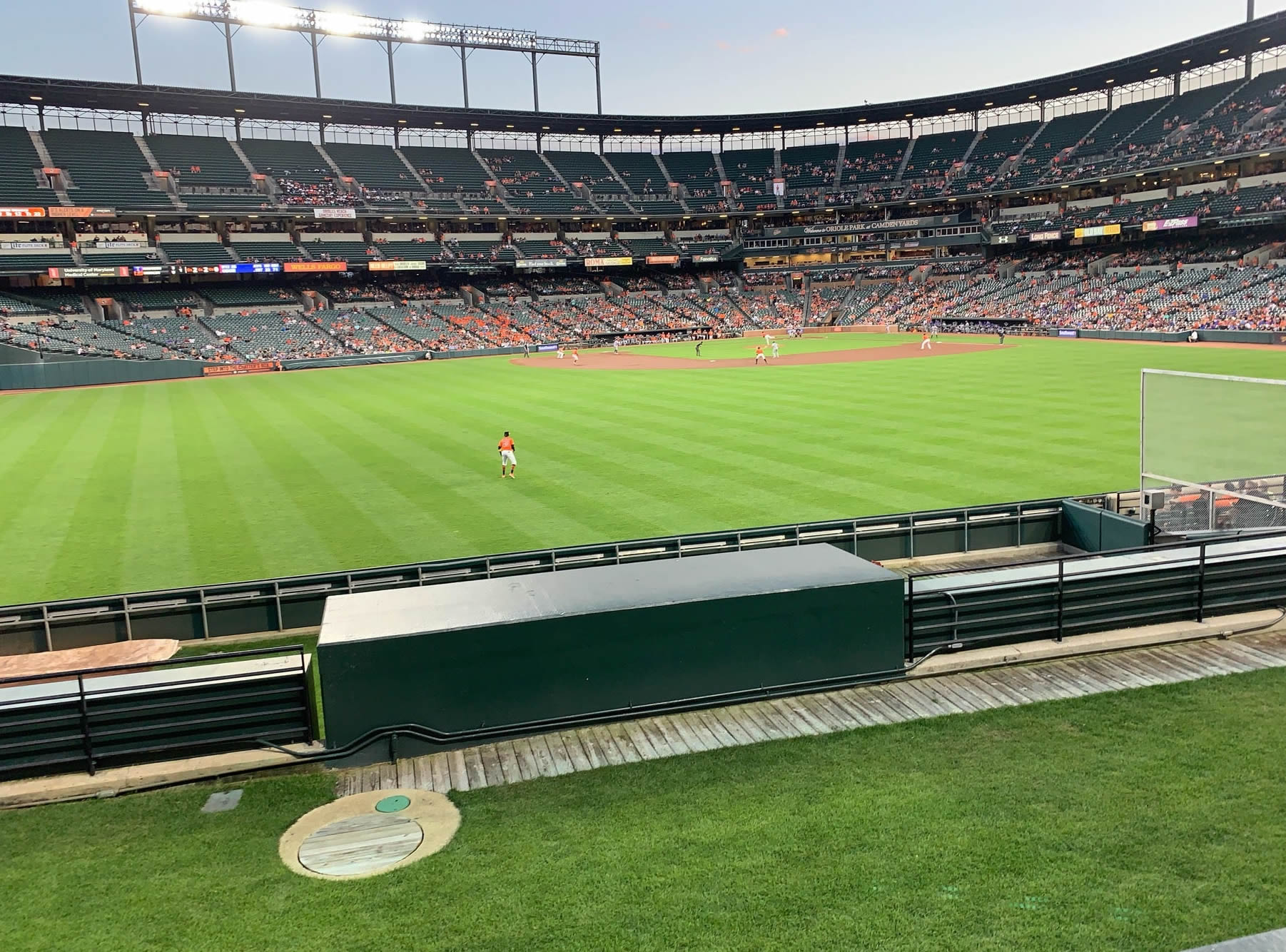 standing room only seat view  - oriole park