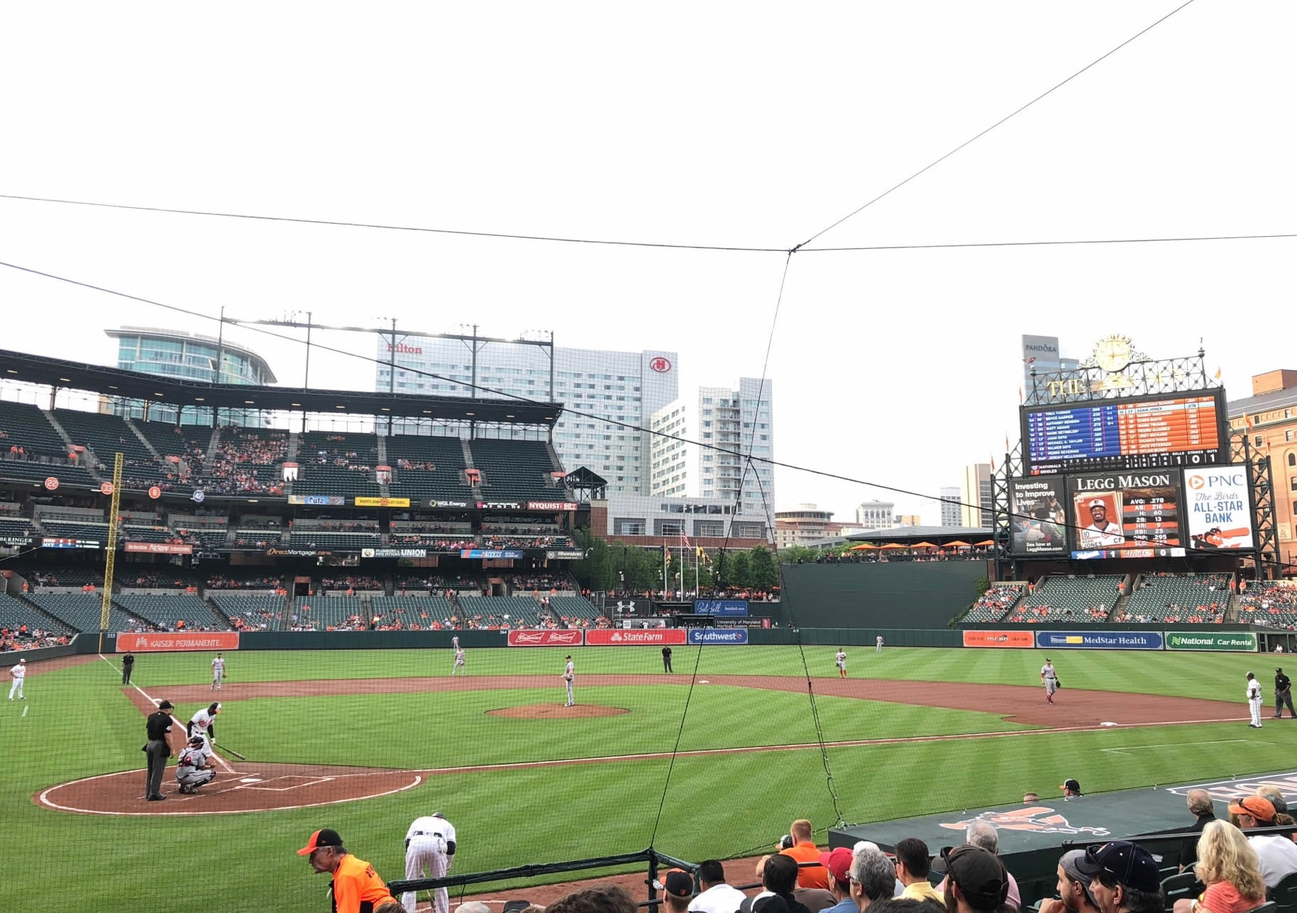 section 30, row 8 seat view  - oriole park