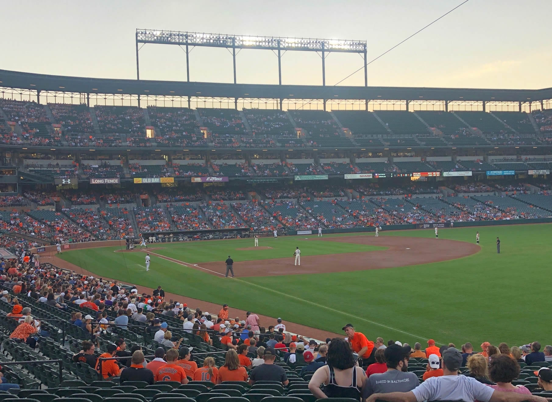 section 7 seat view  - oriole park