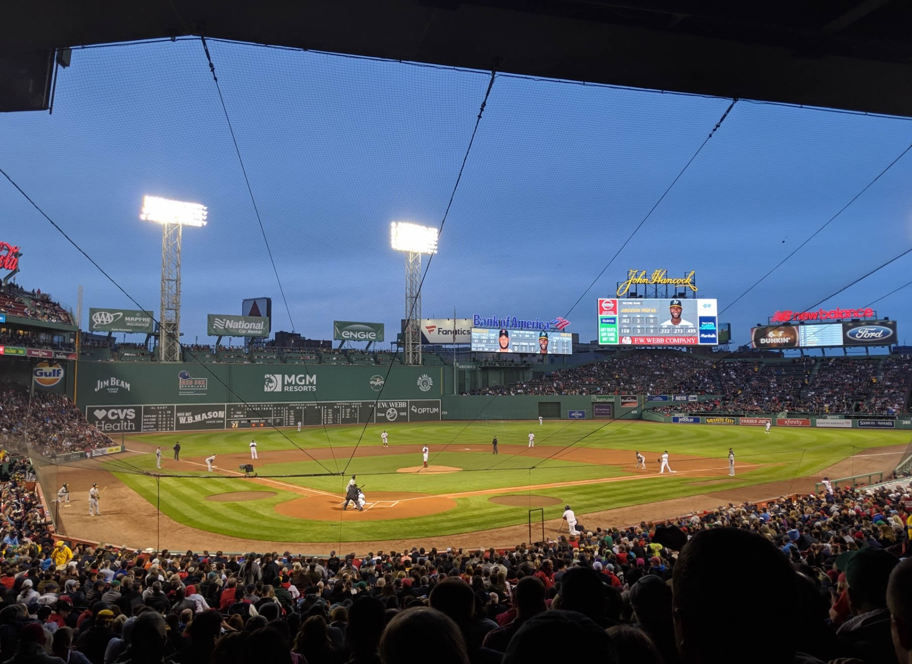 Grandstand 18 at Fenway Park