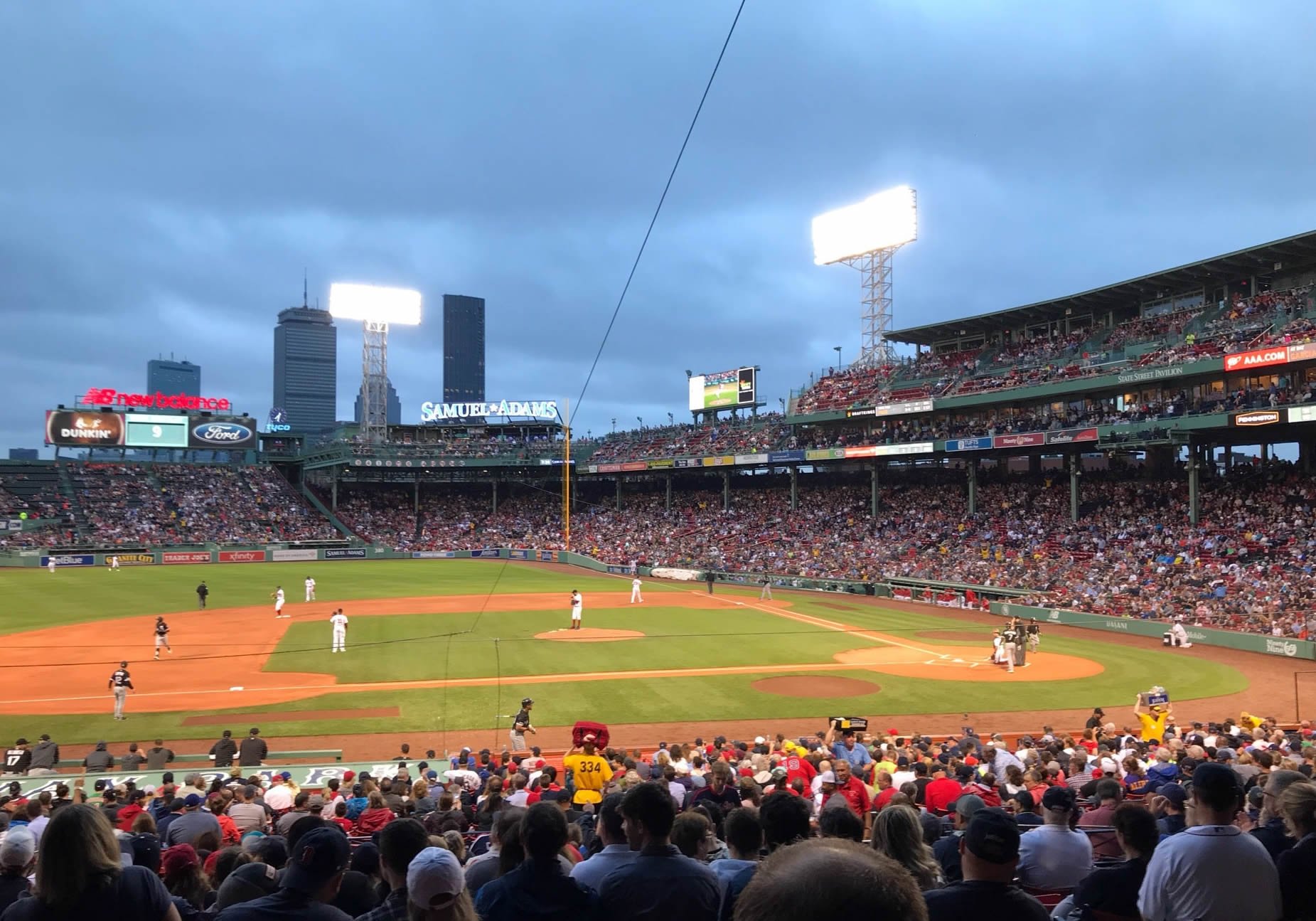 loge box 148 seat view  for baseball - fenway park