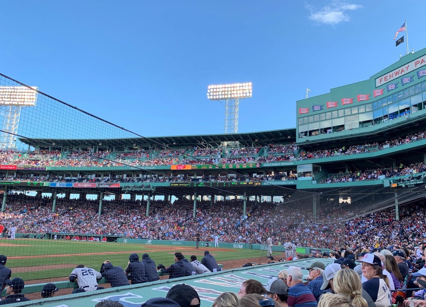 field box 67, row a seat view  for baseball - fenway park