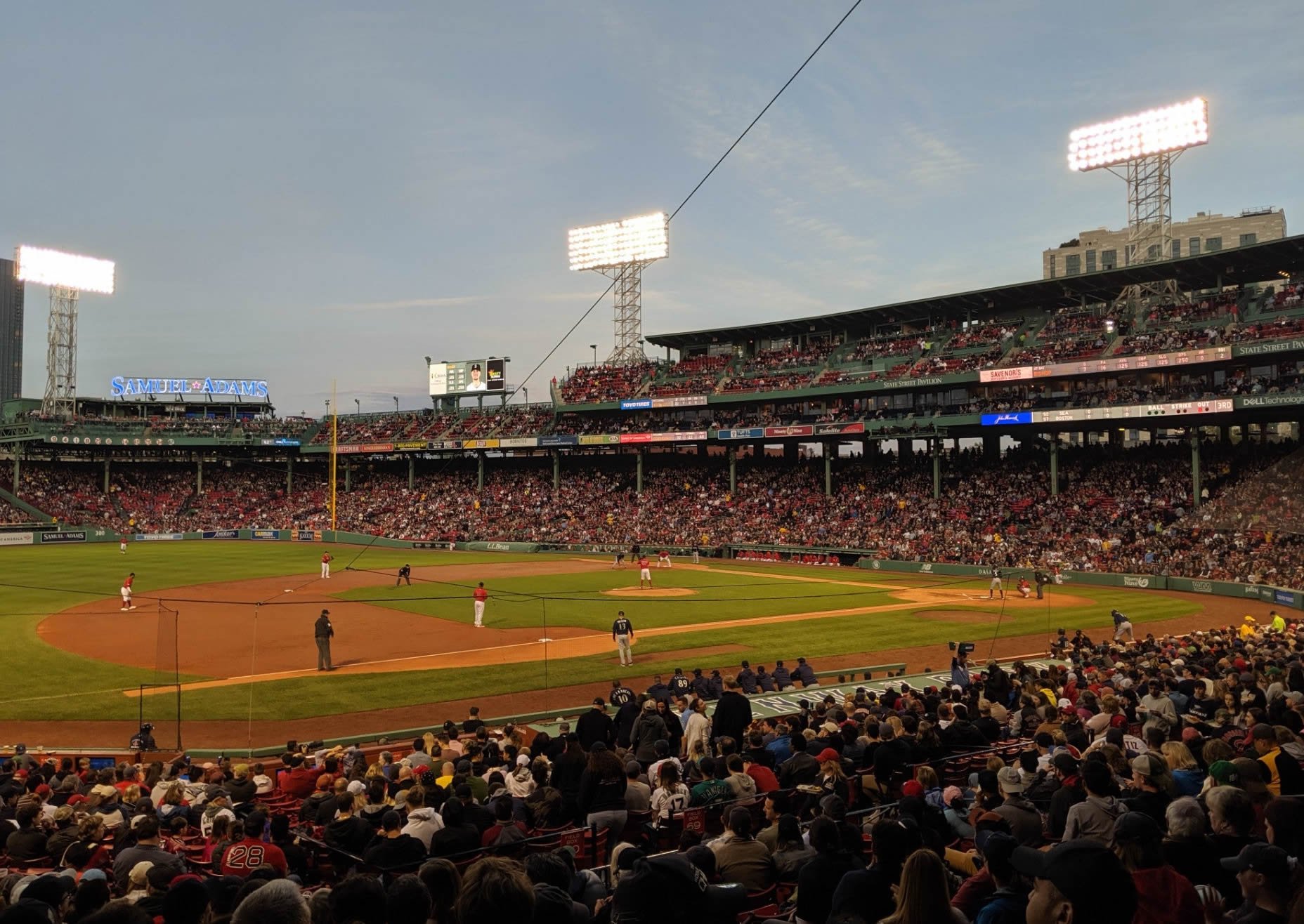 loge box 157 seat view  for baseball - fenway park