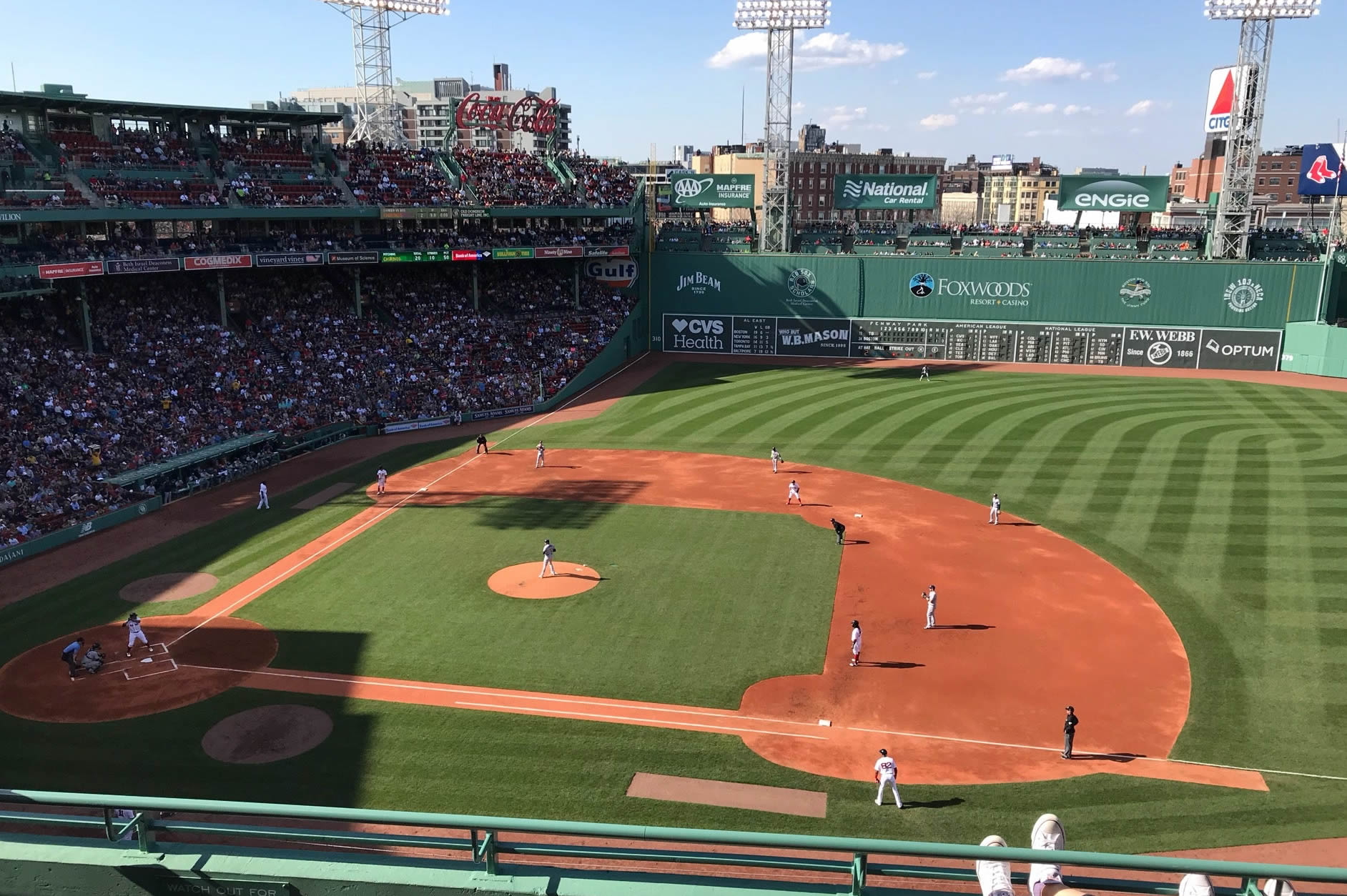 state street pavilion club 5 seat view  for baseball - fenway park