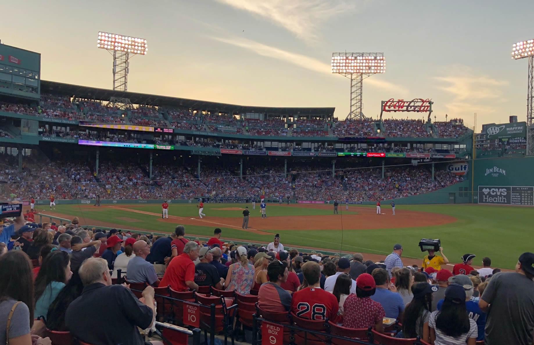 right field box 97, row dd seat view  for baseball - fenway park