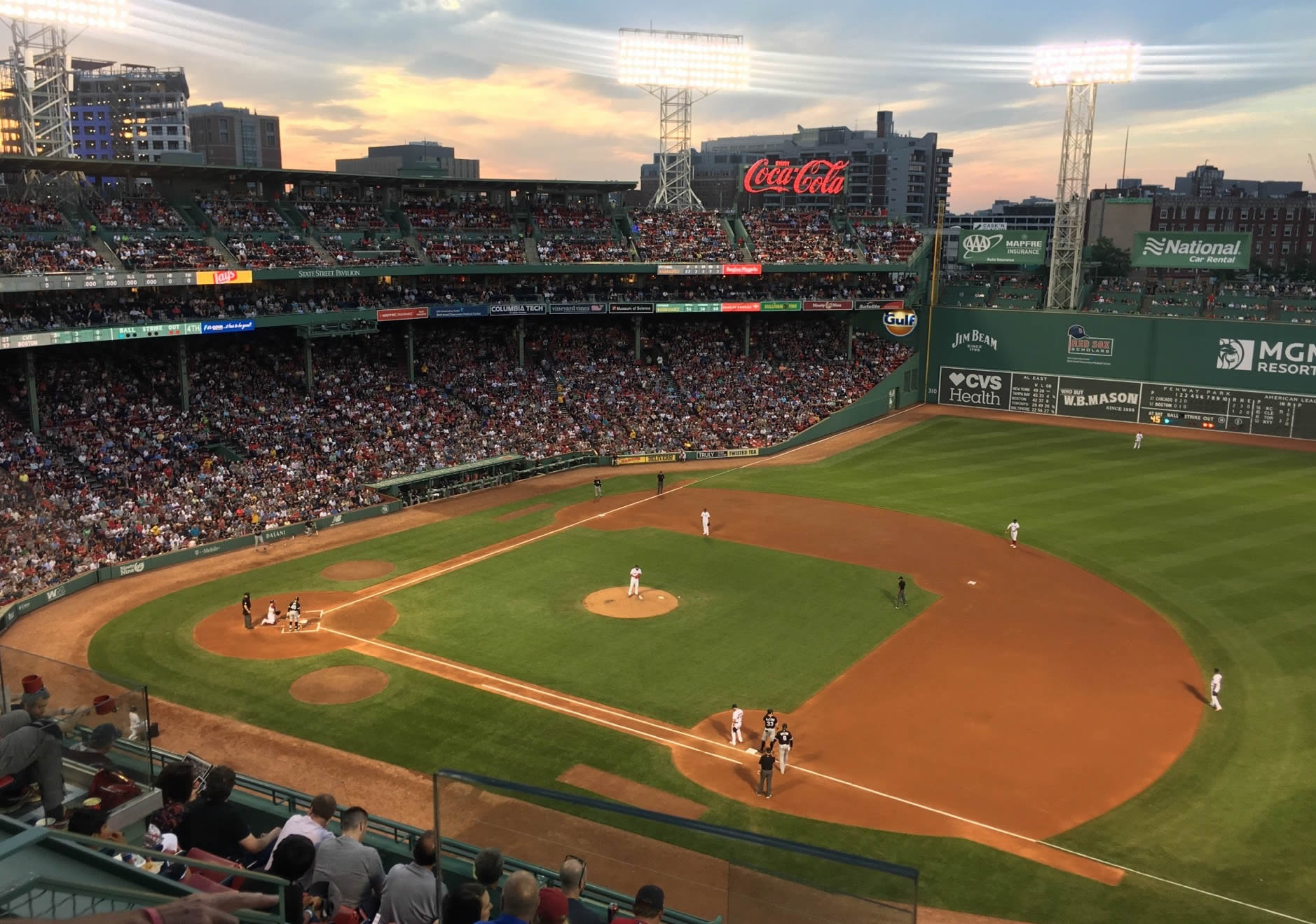 pavilion box 11 seat view  for baseball - fenway park