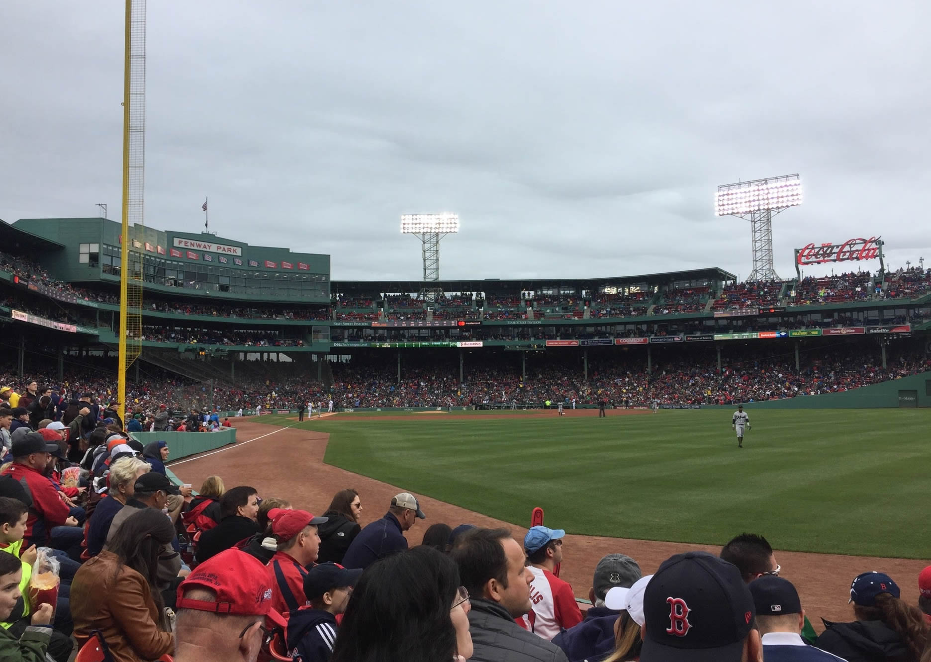 field box 3, row f seat view  for baseball - fenway park