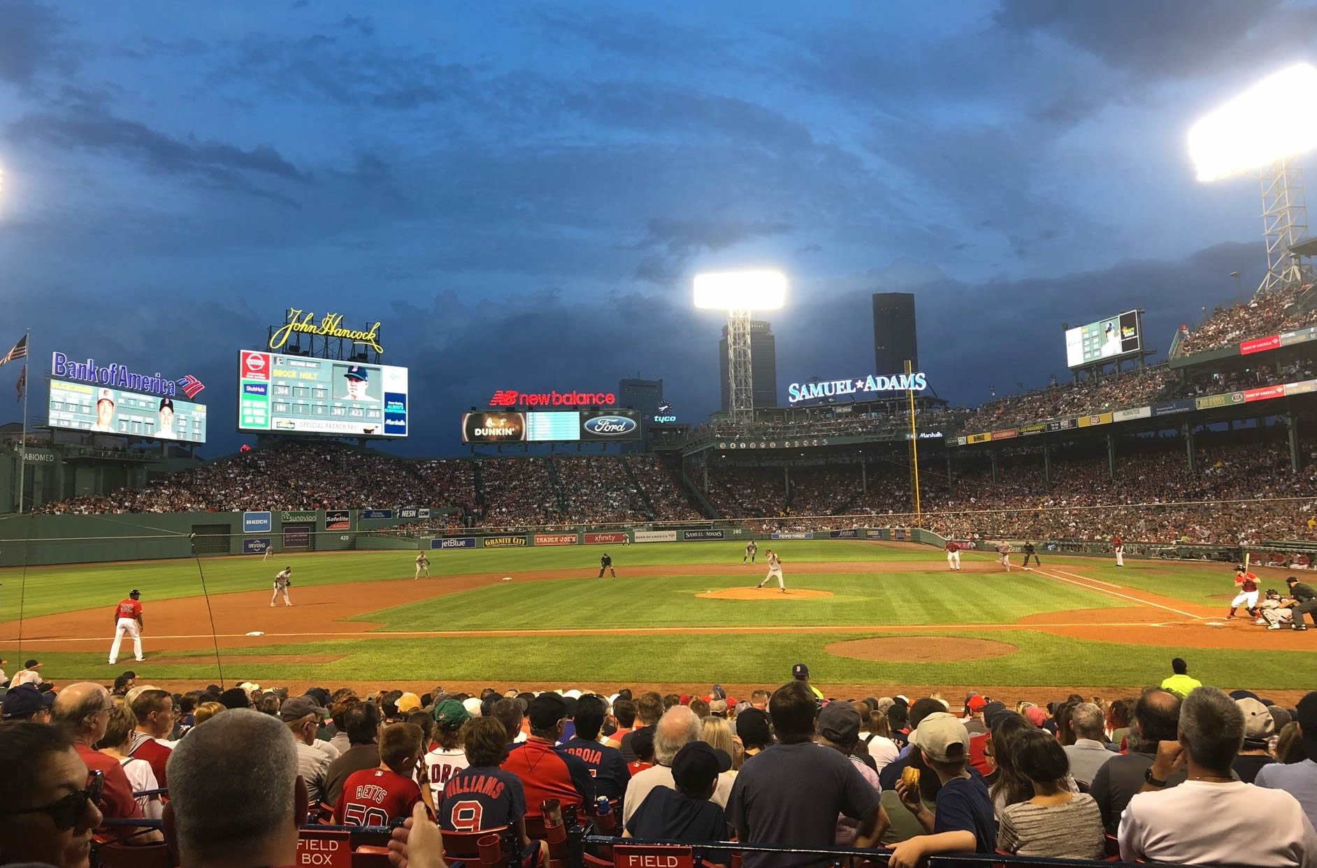 loge box 145 seat view  for baseball - fenway park