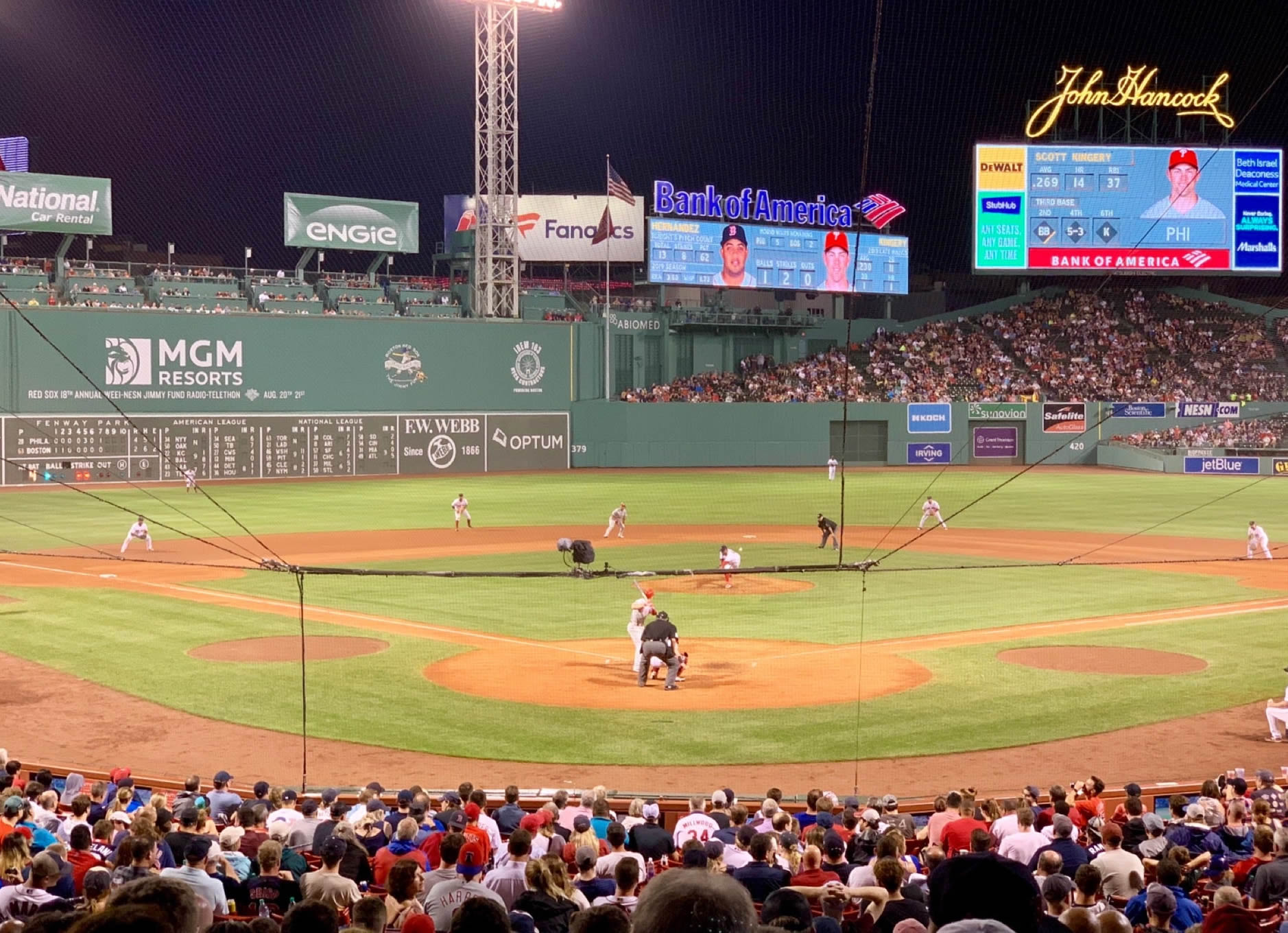 loge box 131, row nn seat view  for baseball - fenway park