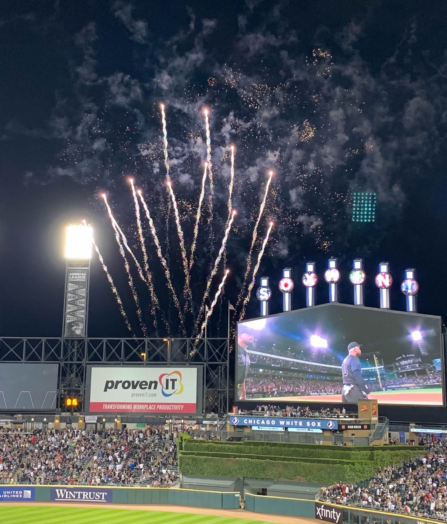 white sox fireworks