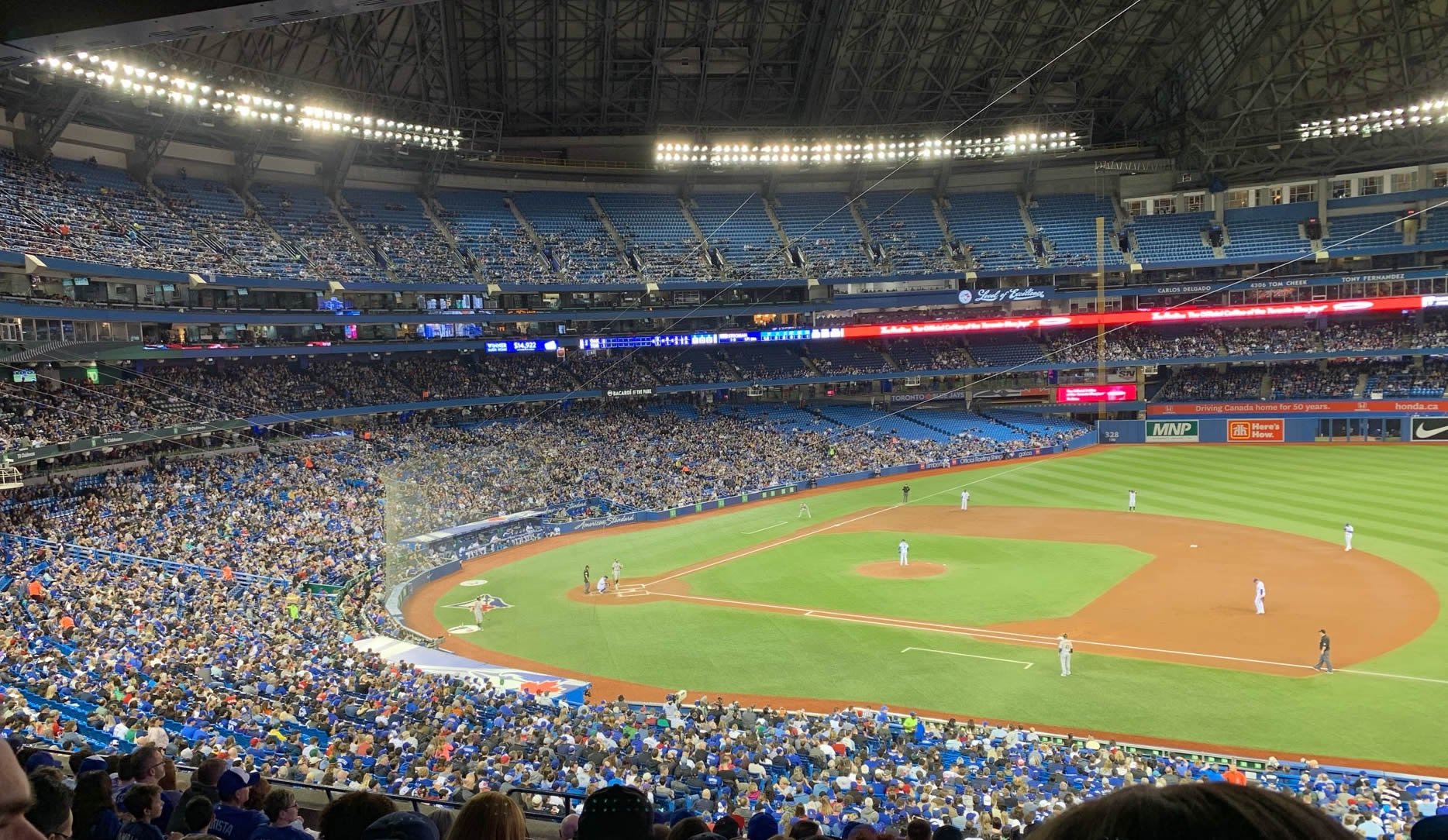 section 217 seat view  for baseball - rogers centre