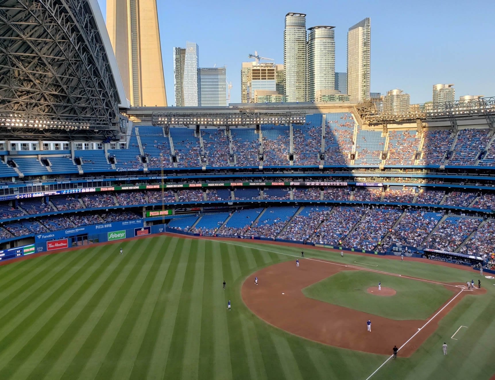 section 537 seat view  for baseball - rogers centre