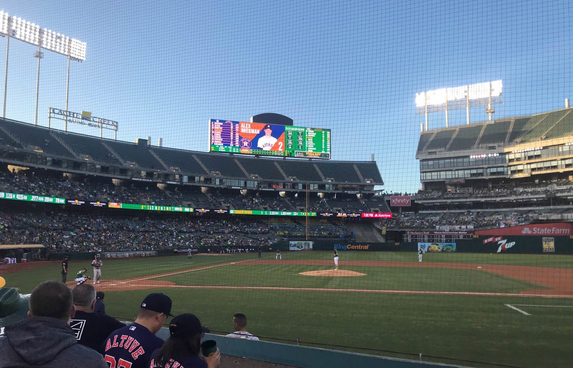 section 113, row 7 seat view  - ringcentral coliseum