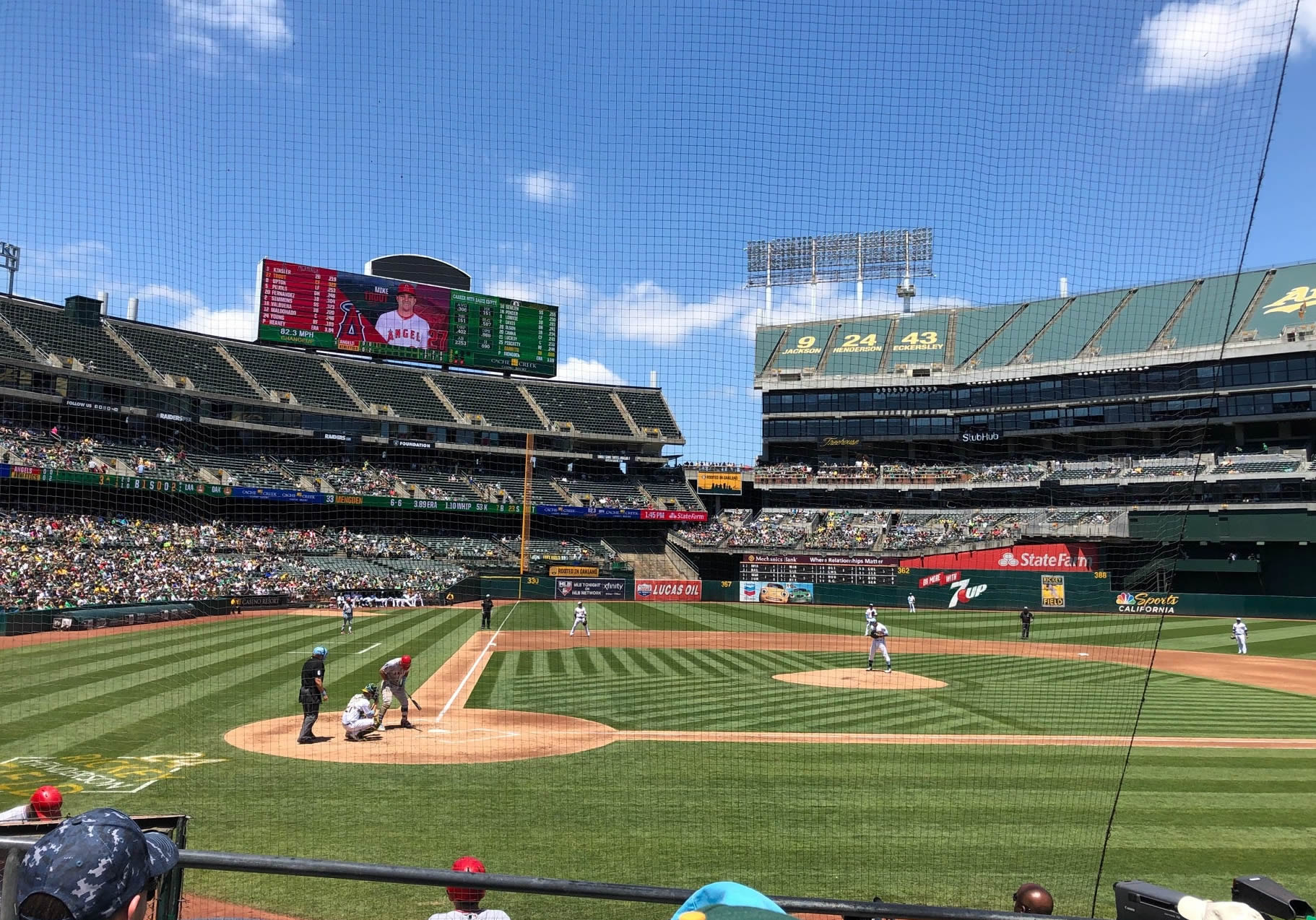 section 115, row 10 seat view  - ringcentral coliseum