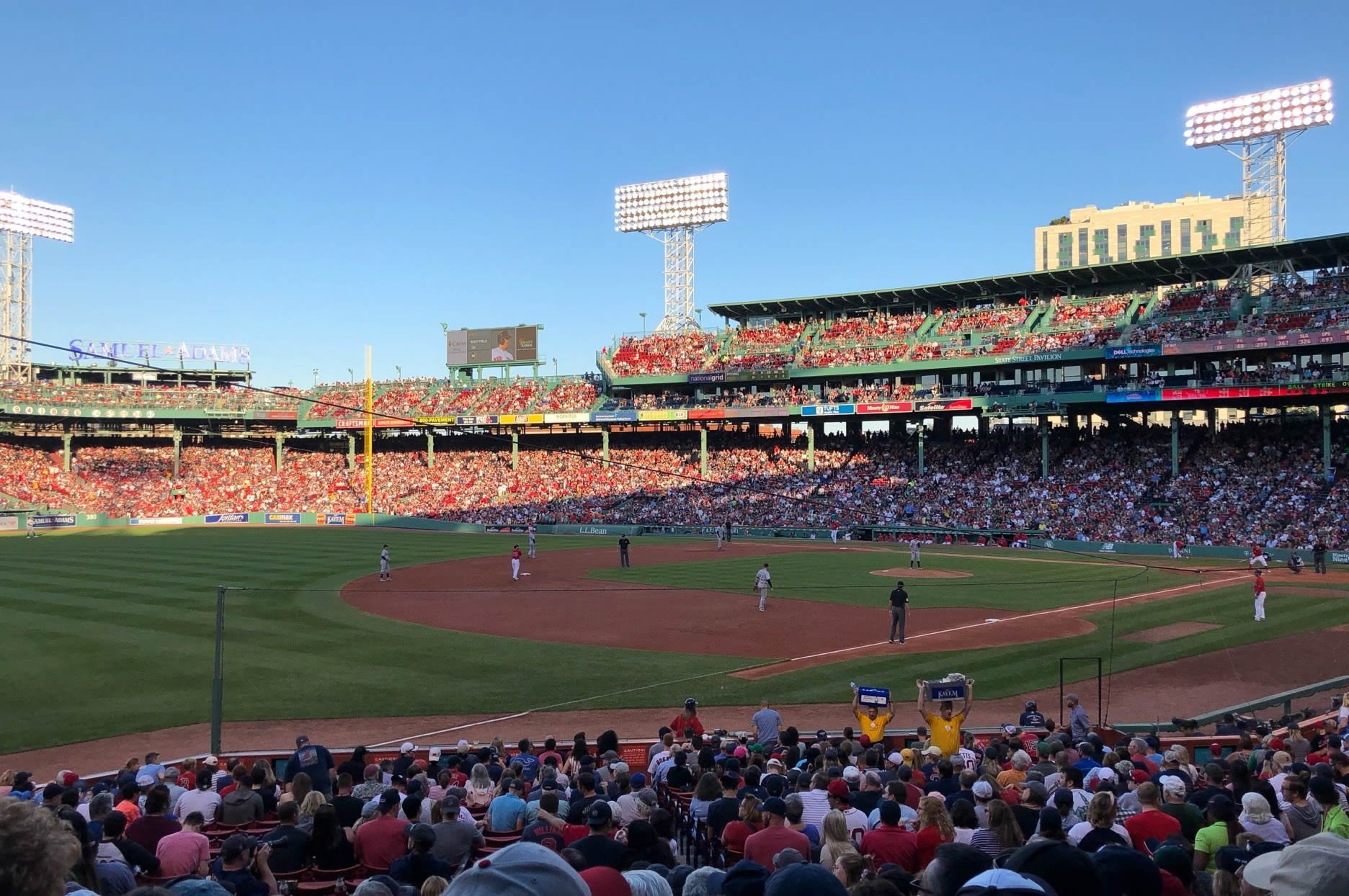 loge box 160 seat view  for baseball - fenway park