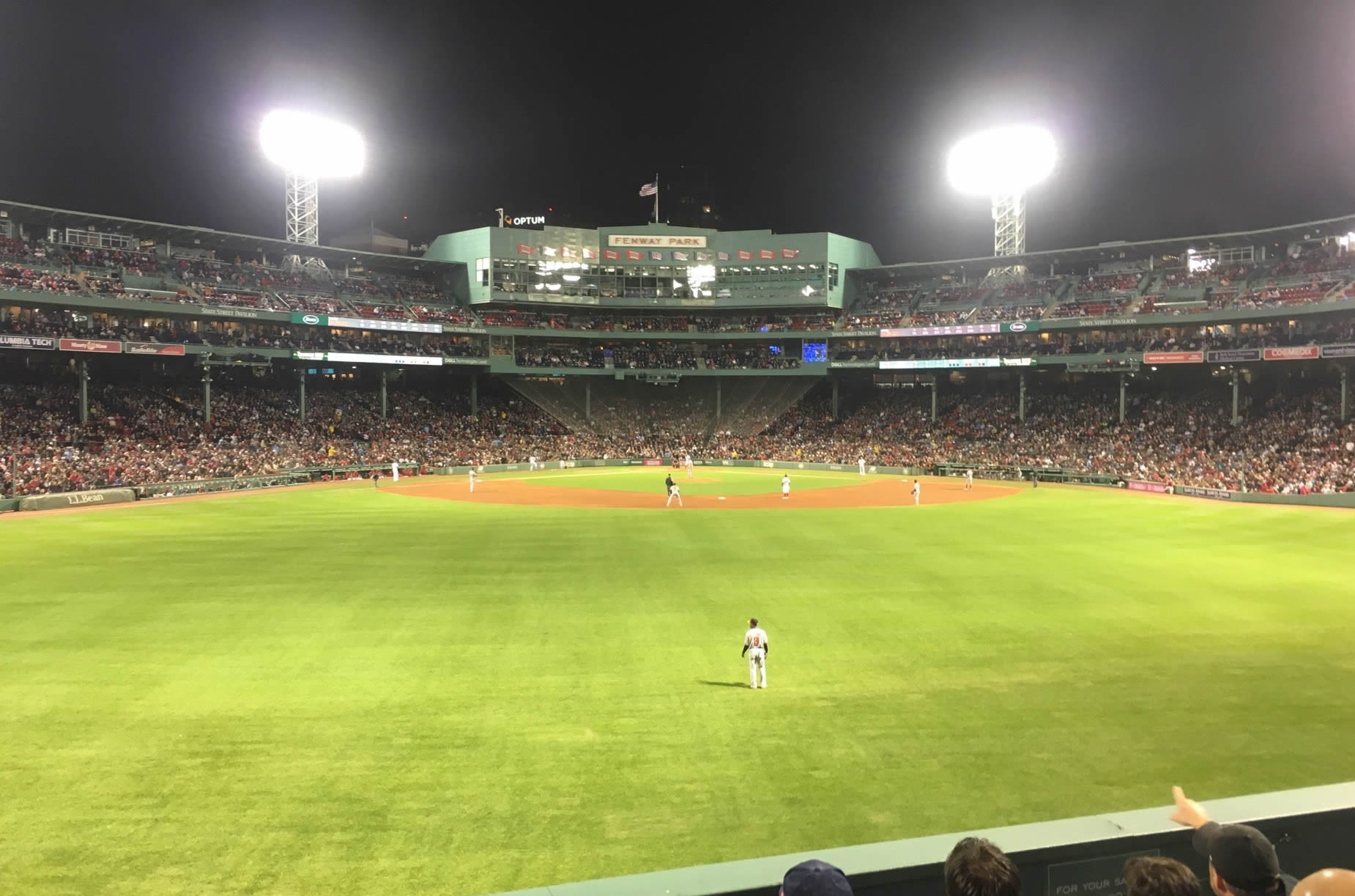 bleachers 36, row 5 seat view  for baseball - fenway park