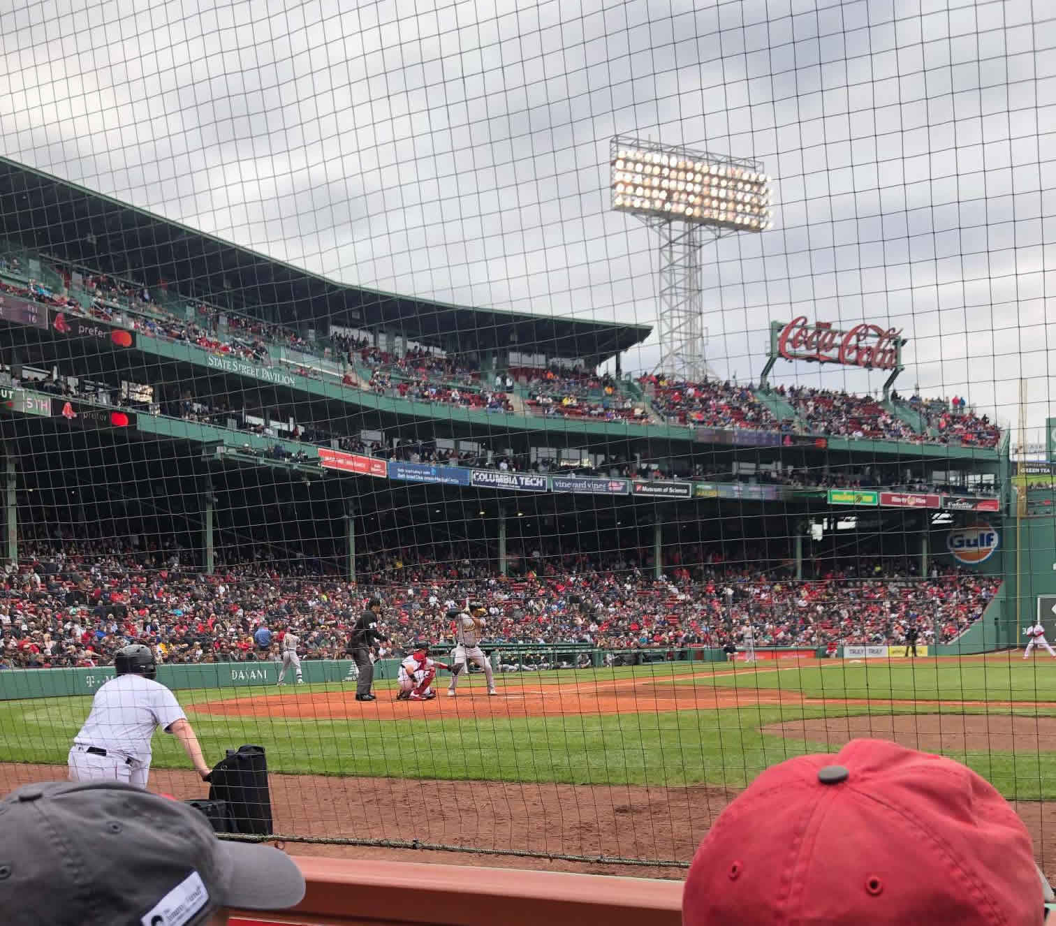 field box 34, row 2 seat view  for baseball - fenway park