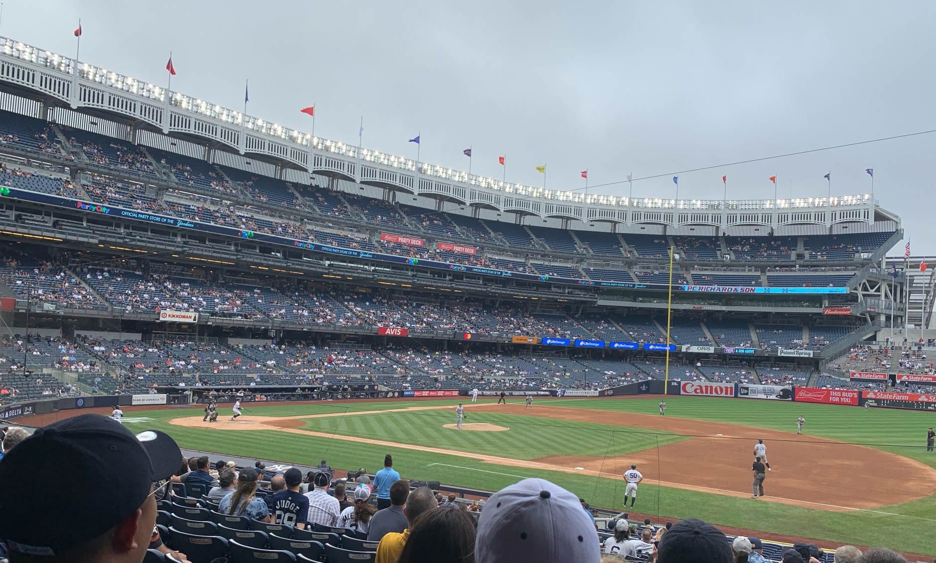 section 114b seat view  for baseball - yankee stadium