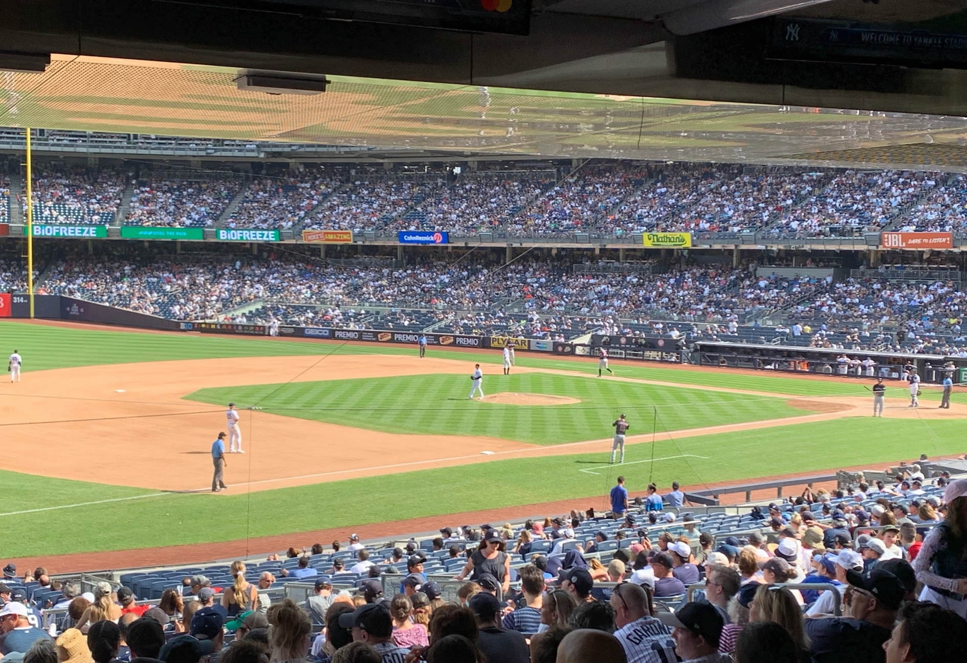 section 128 seat view  for baseball - yankee stadium