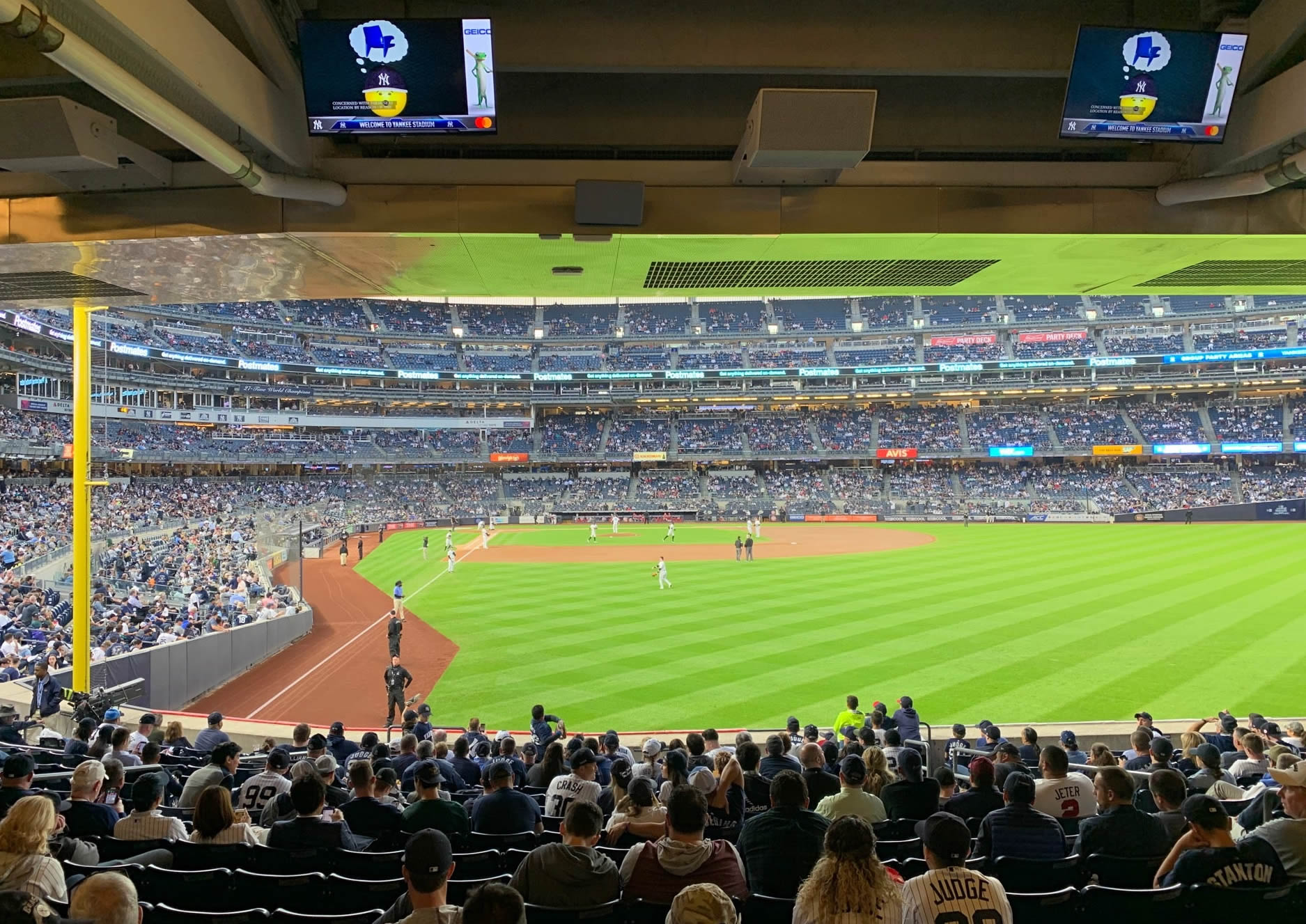 section 106, row 16 seat view  for baseball - yankee stadium