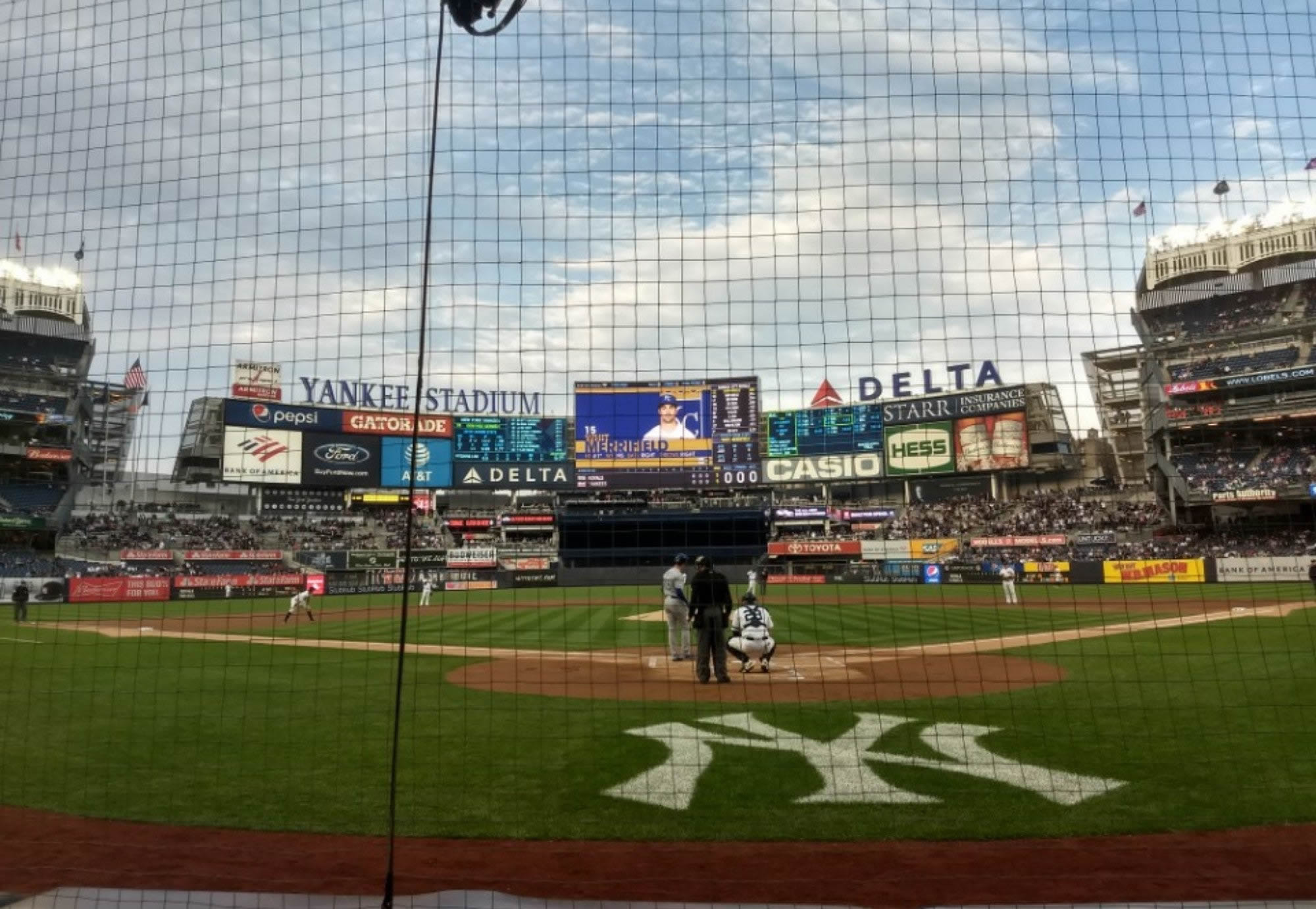 section 20, row 1 seat view  for baseball - yankee stadium