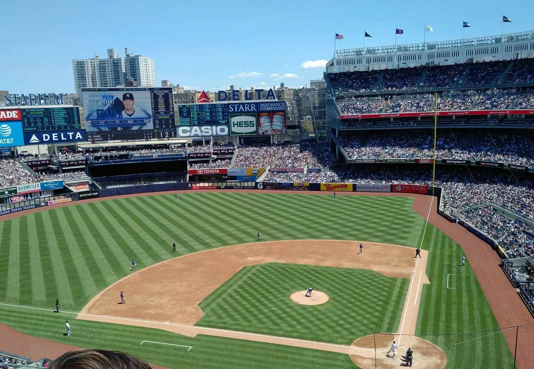 section 321 seat view  for baseball - yankee stadium