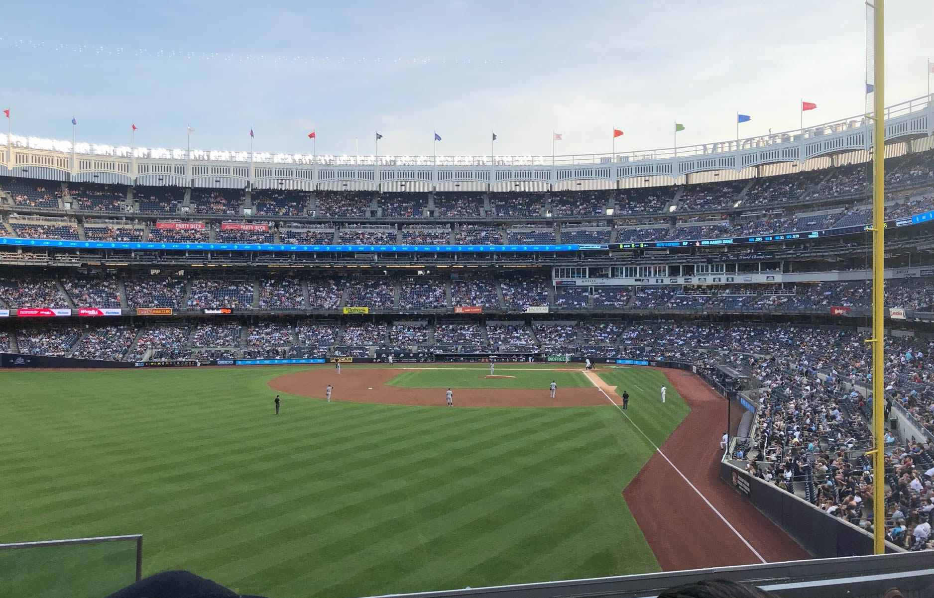 section 233b seat view  for baseball - yankee stadium