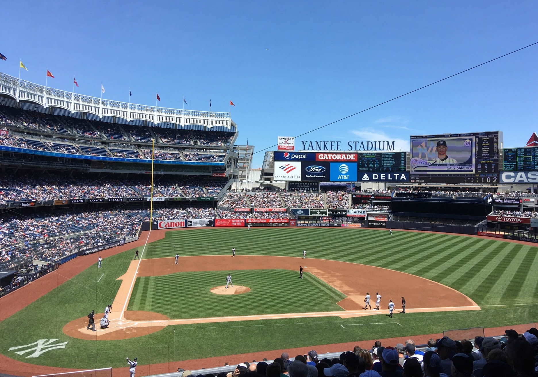 section 217 seat view  for baseball - yankee stadium