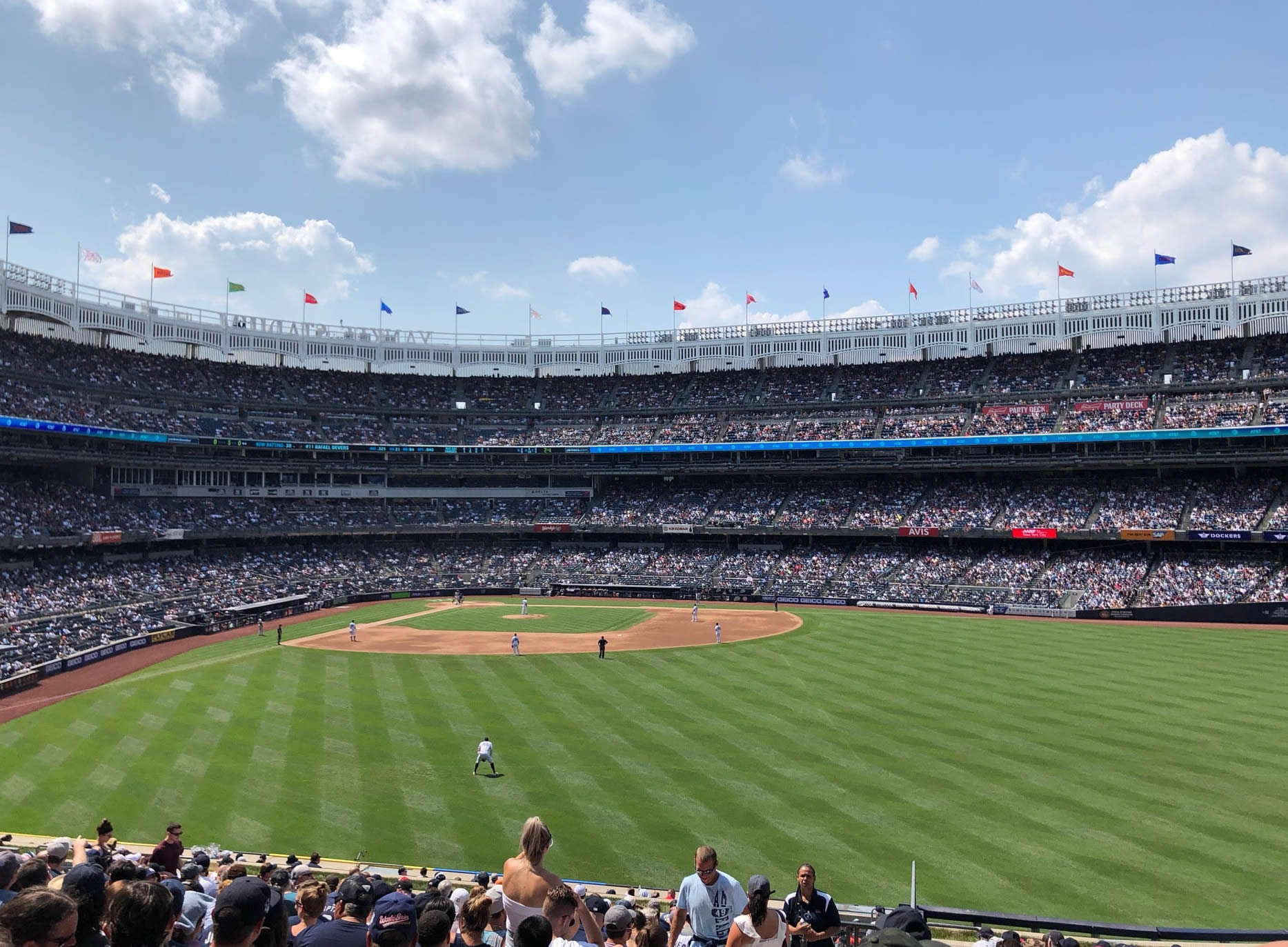 section 202 seat view  for baseball - yankee stadium