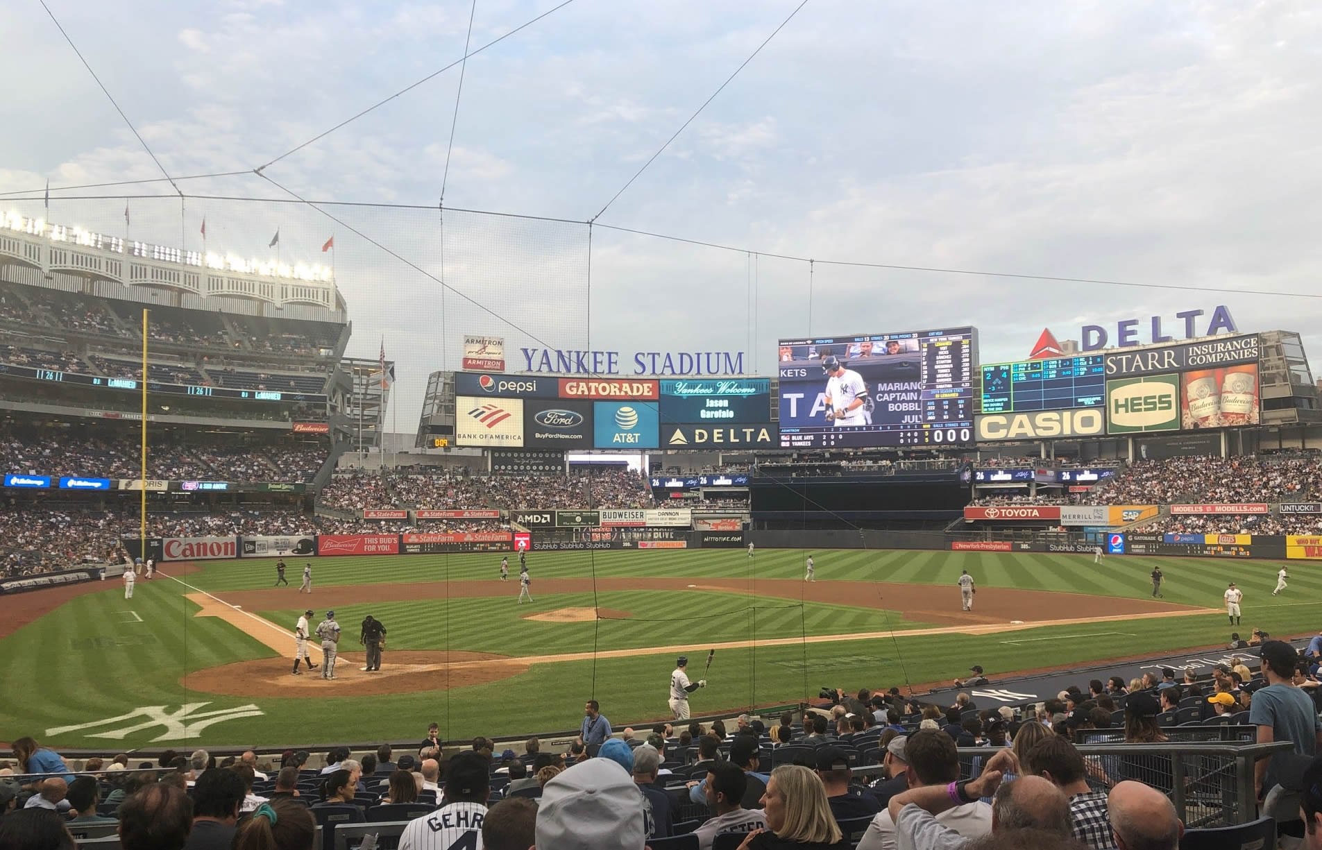 section 118 seat view  for baseball - yankee stadium