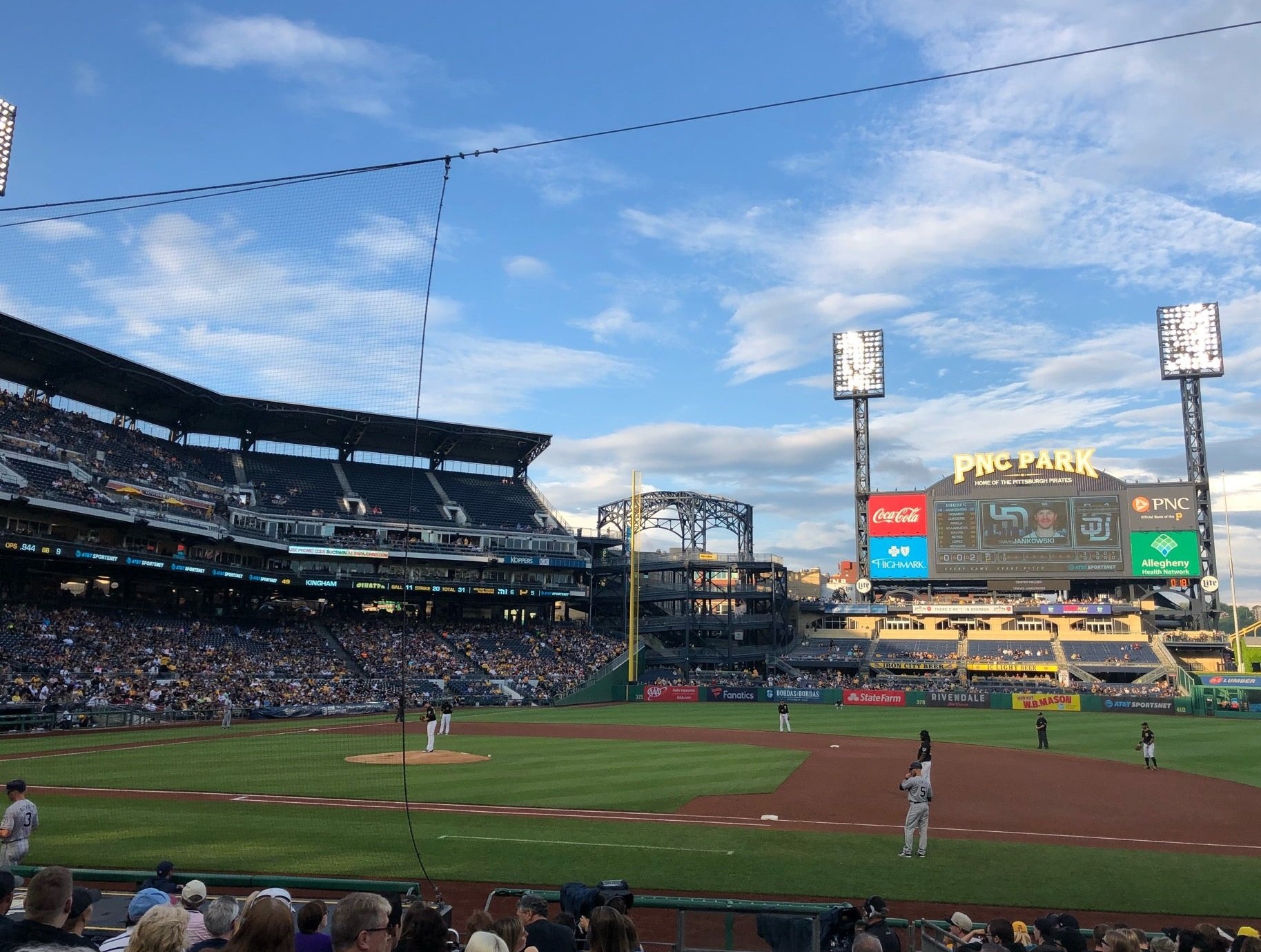 section 109, row e seat view  - pnc park