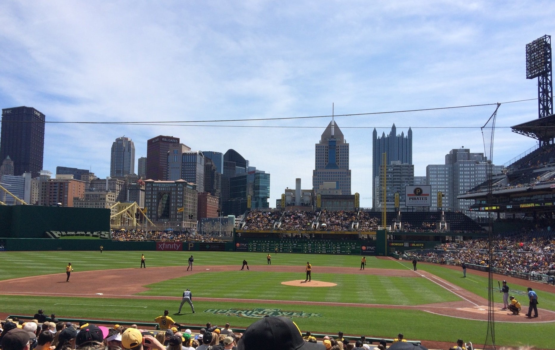 section 121 seat view  for baseball - pnc park