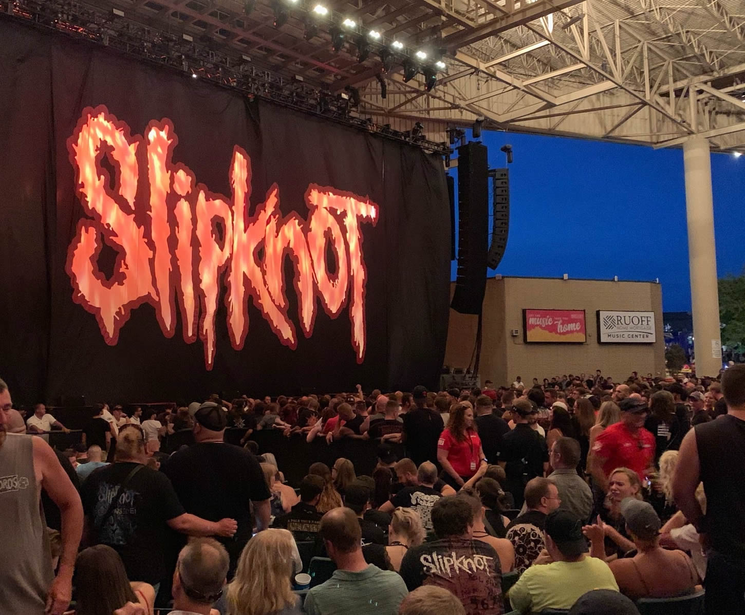 section a seat view  - ruoff music center