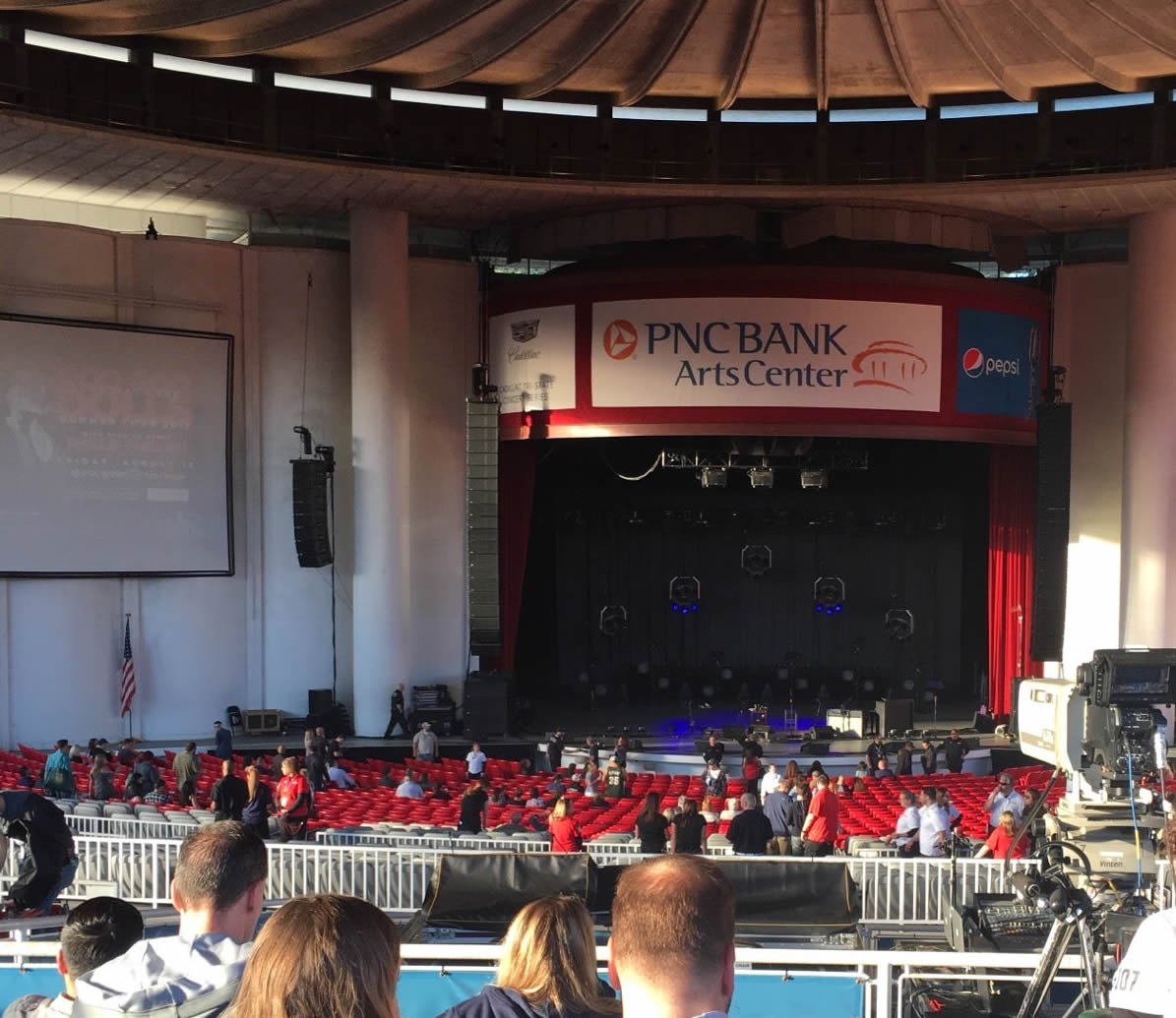 section 403 seat view  - pnc bank arts center