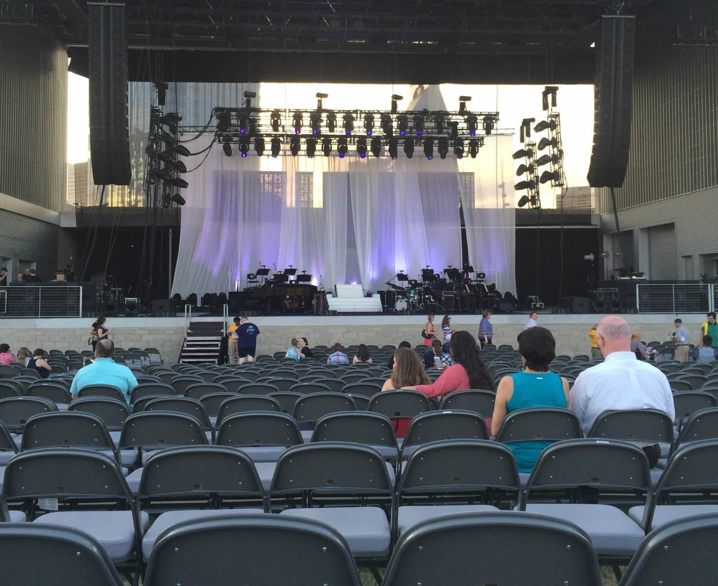 section 102, row n seat view  - ascend amphitheater