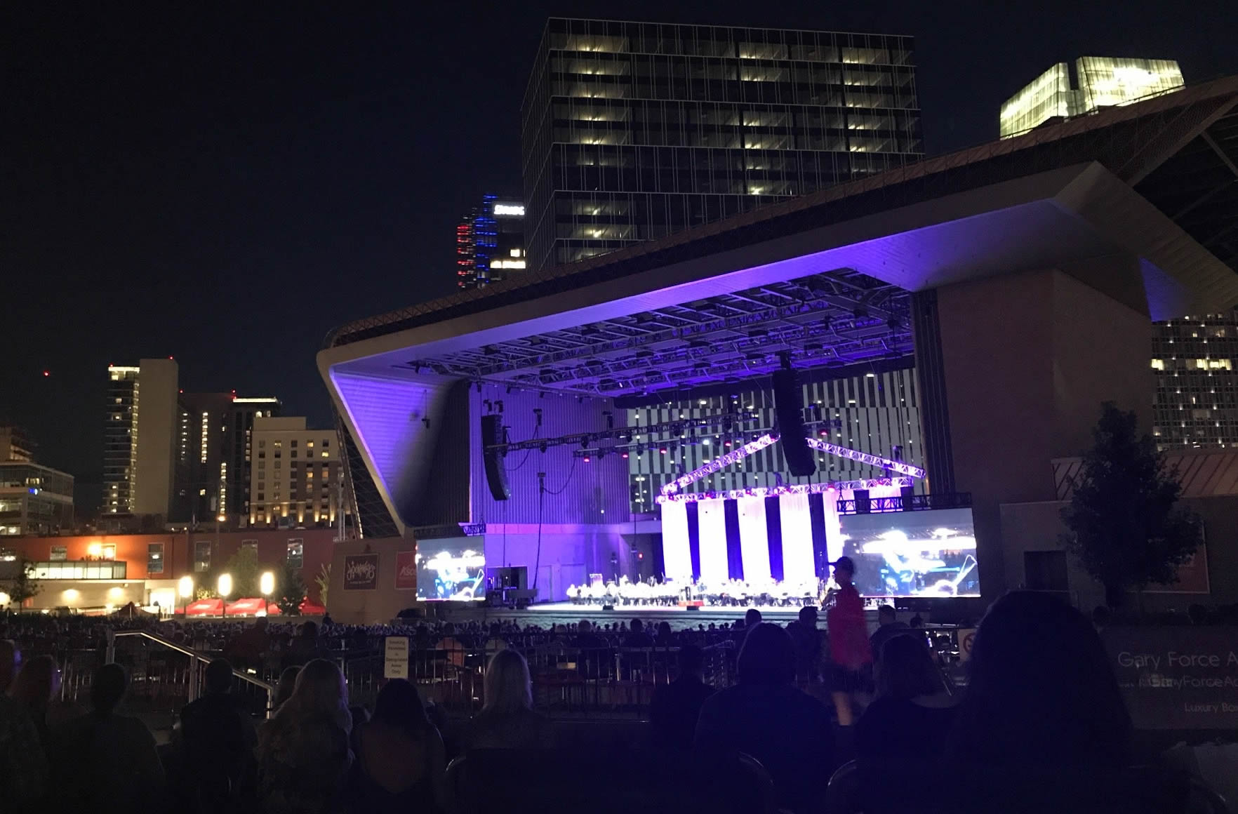 lawn seat view  - ascend amphitheater