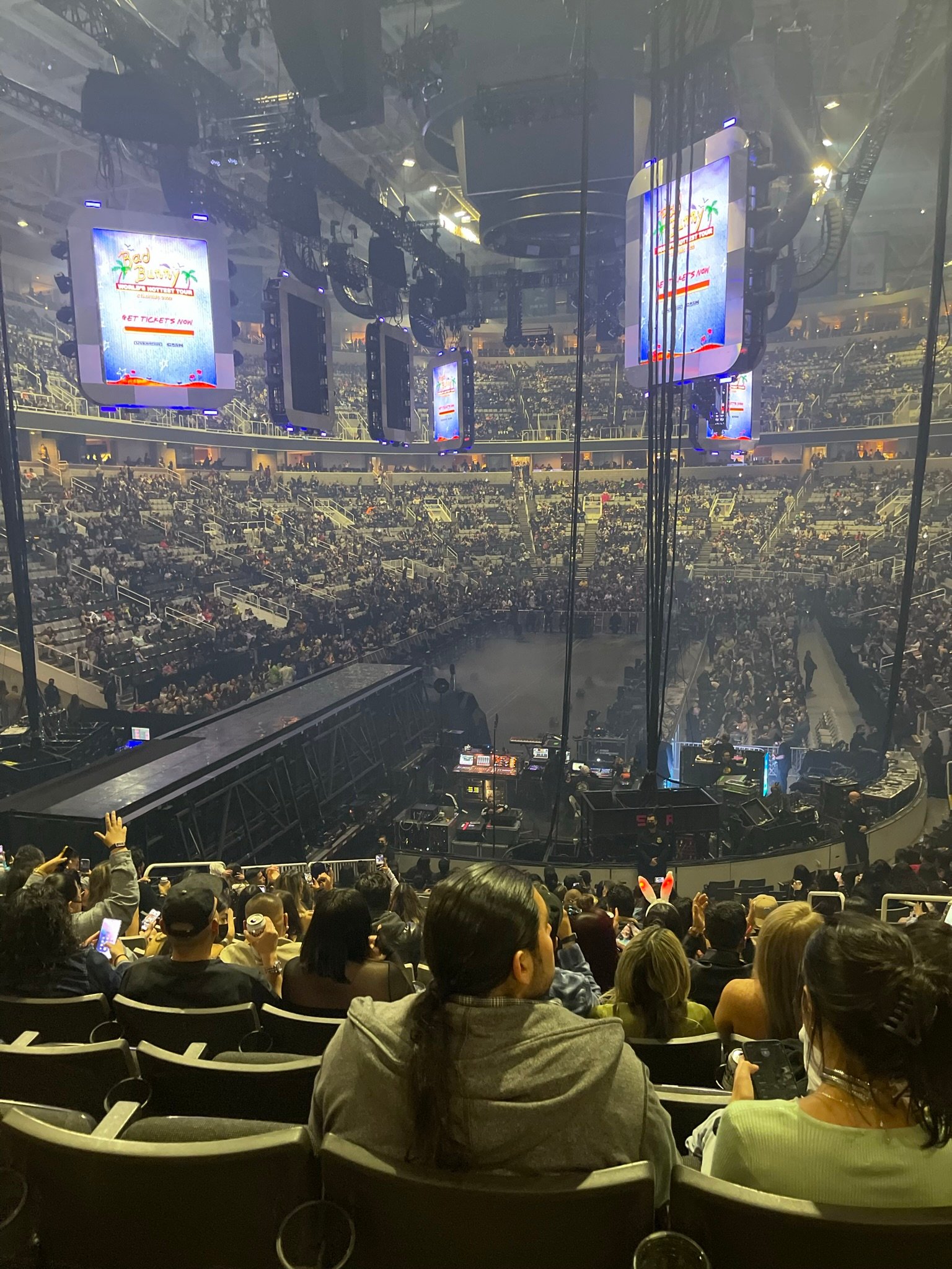 section 121, row 20 seat view  for concert - sap center