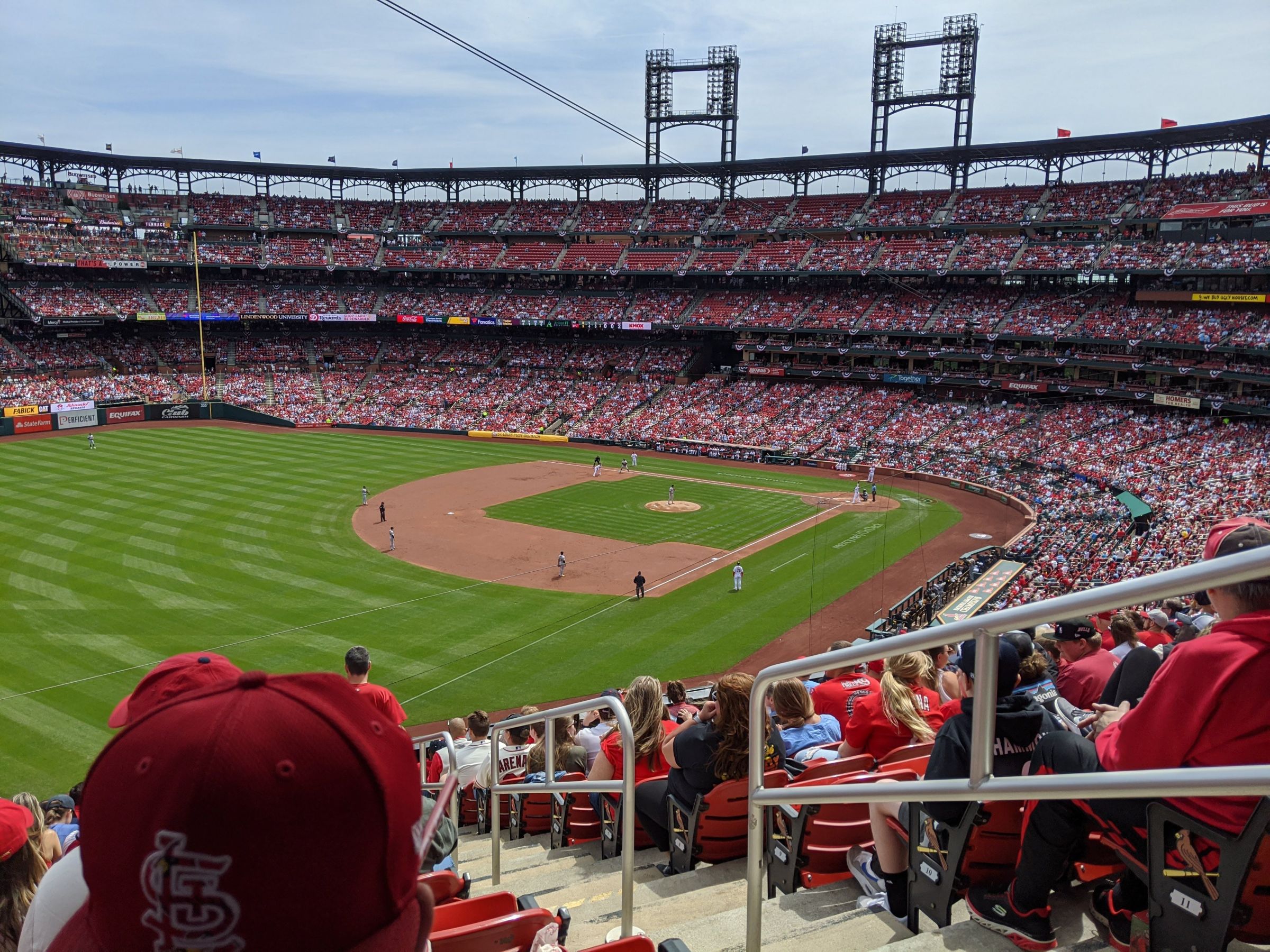 section 267, row 13 seat view  - busch stadium