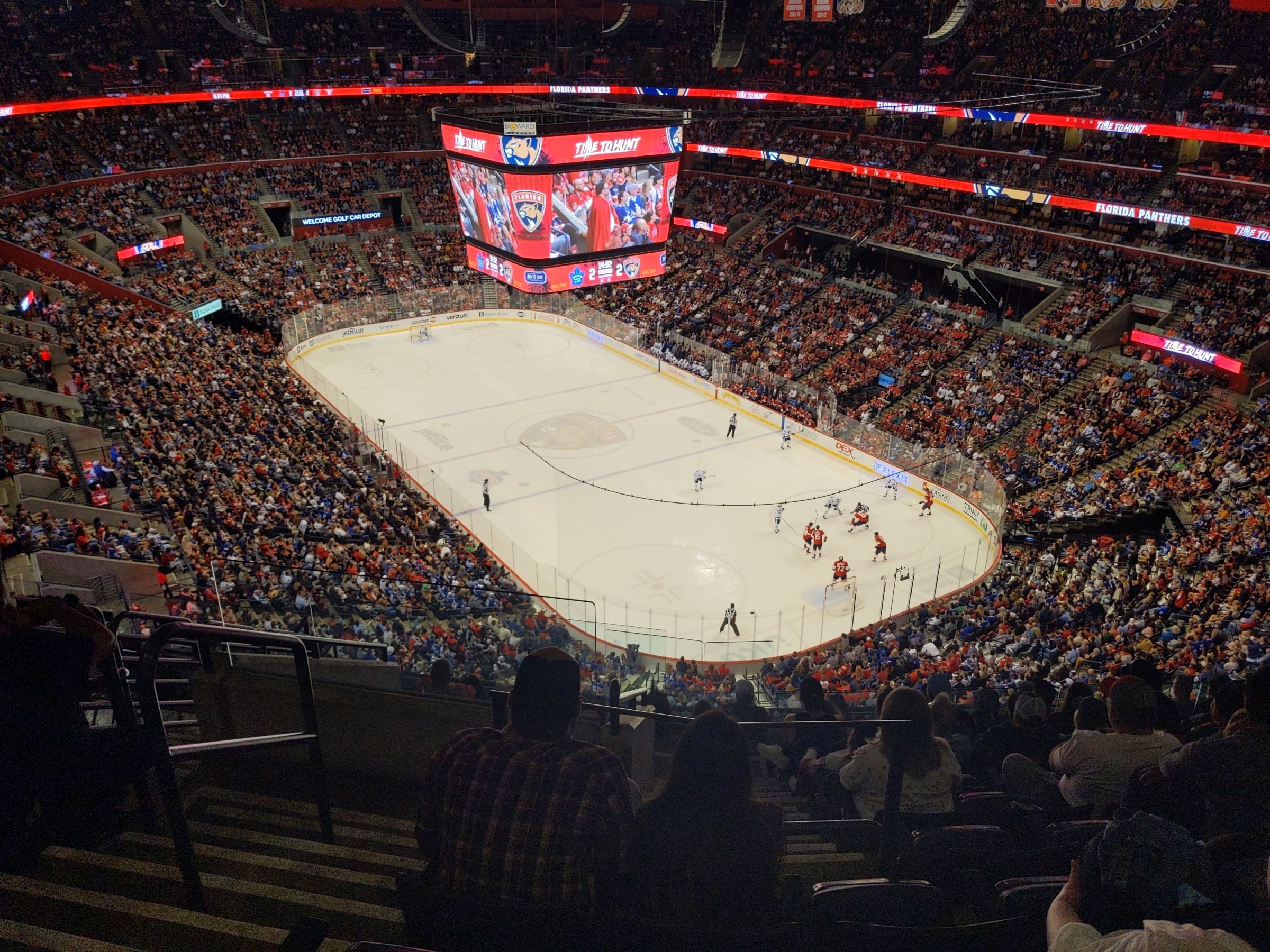 section 312, row 11 seat view  for hockey - amerant bank arena