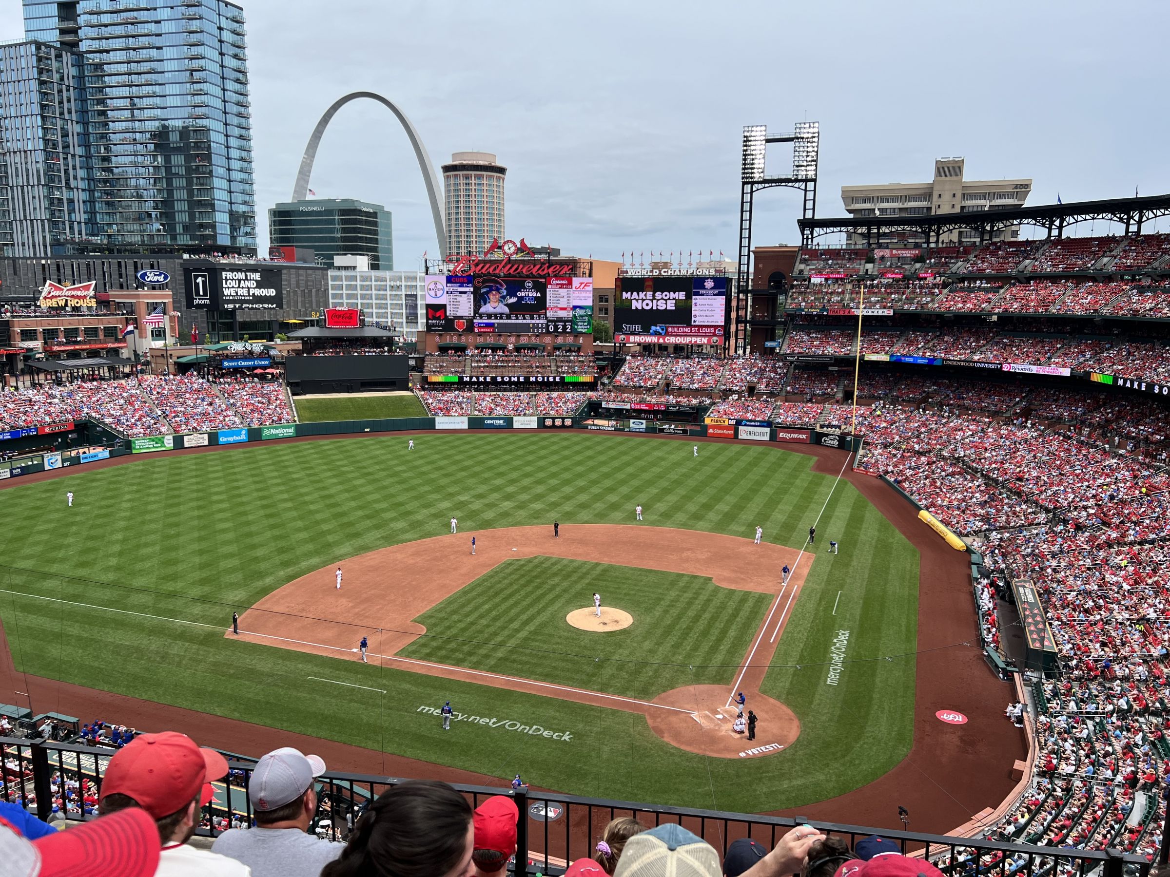 section 353, row 5 seat view  - busch stadium