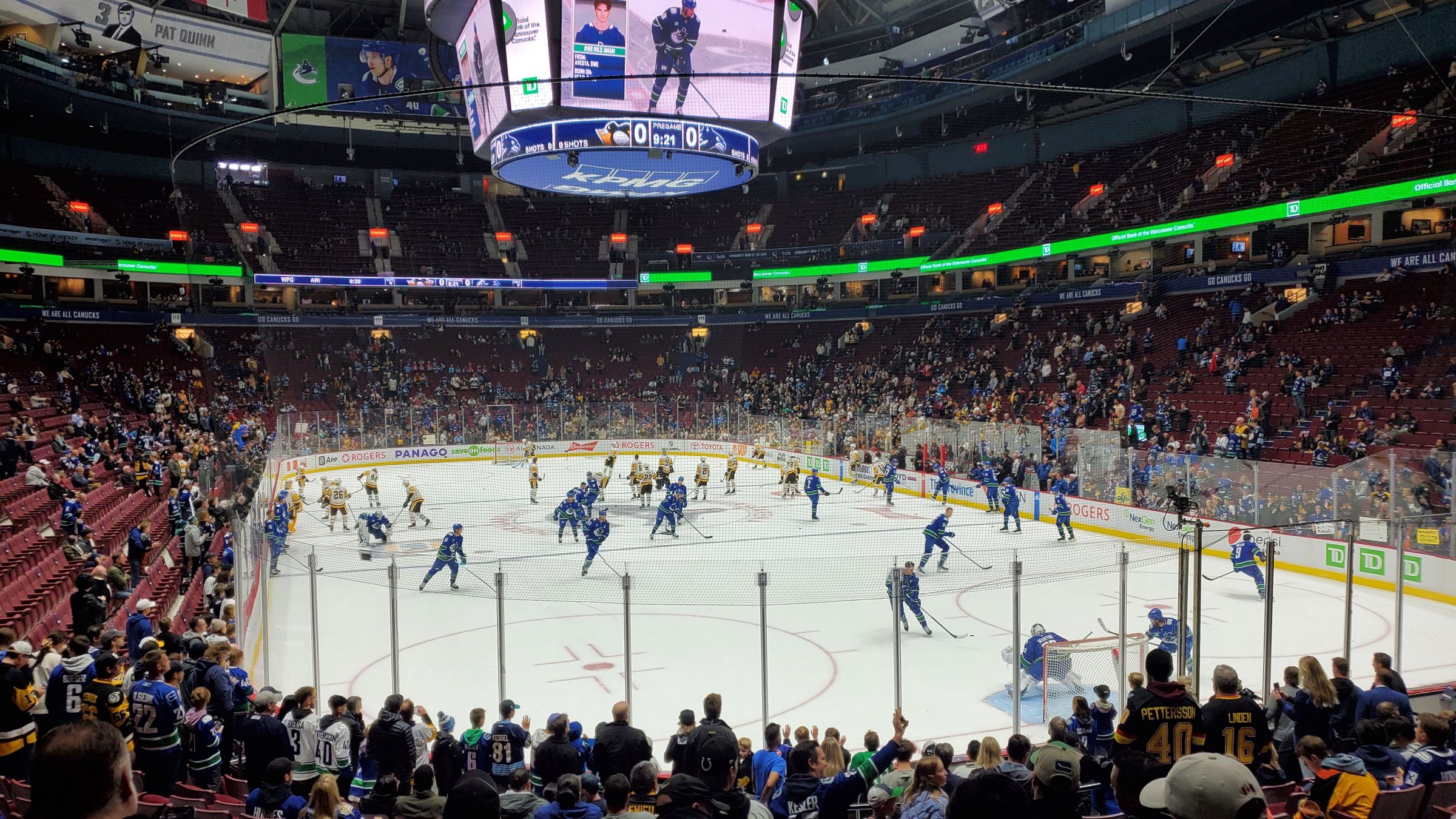 section 102, row 15 seat view  for hockey - rogers arena