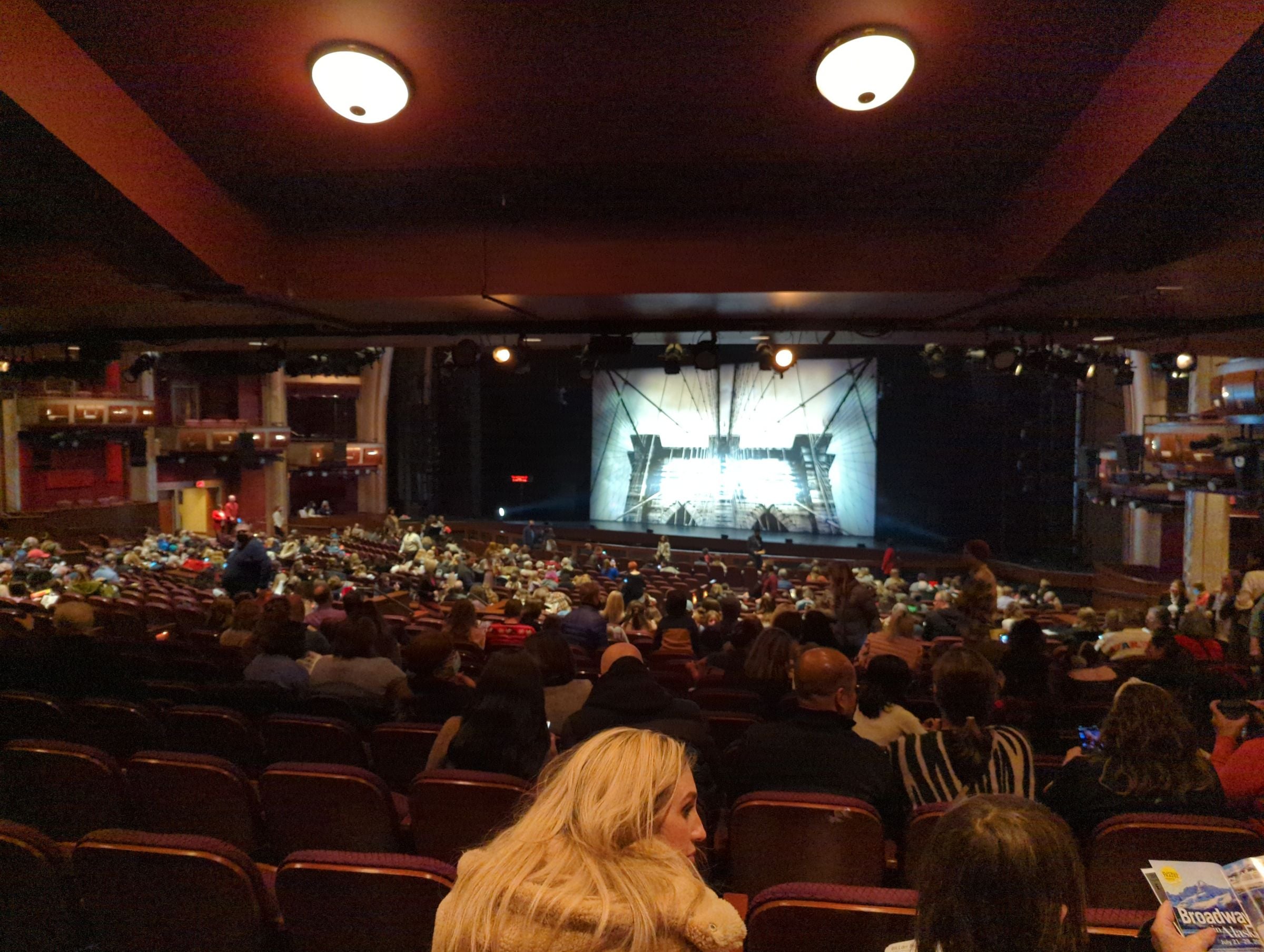 parterre right, row n seat view  - dolby theatre