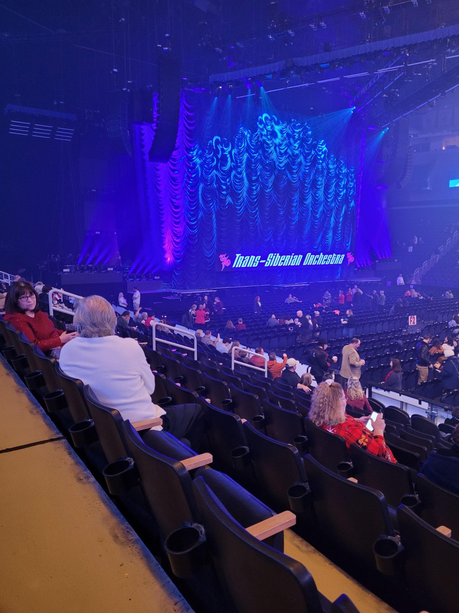 section 118, row k seat view  - gas south arena