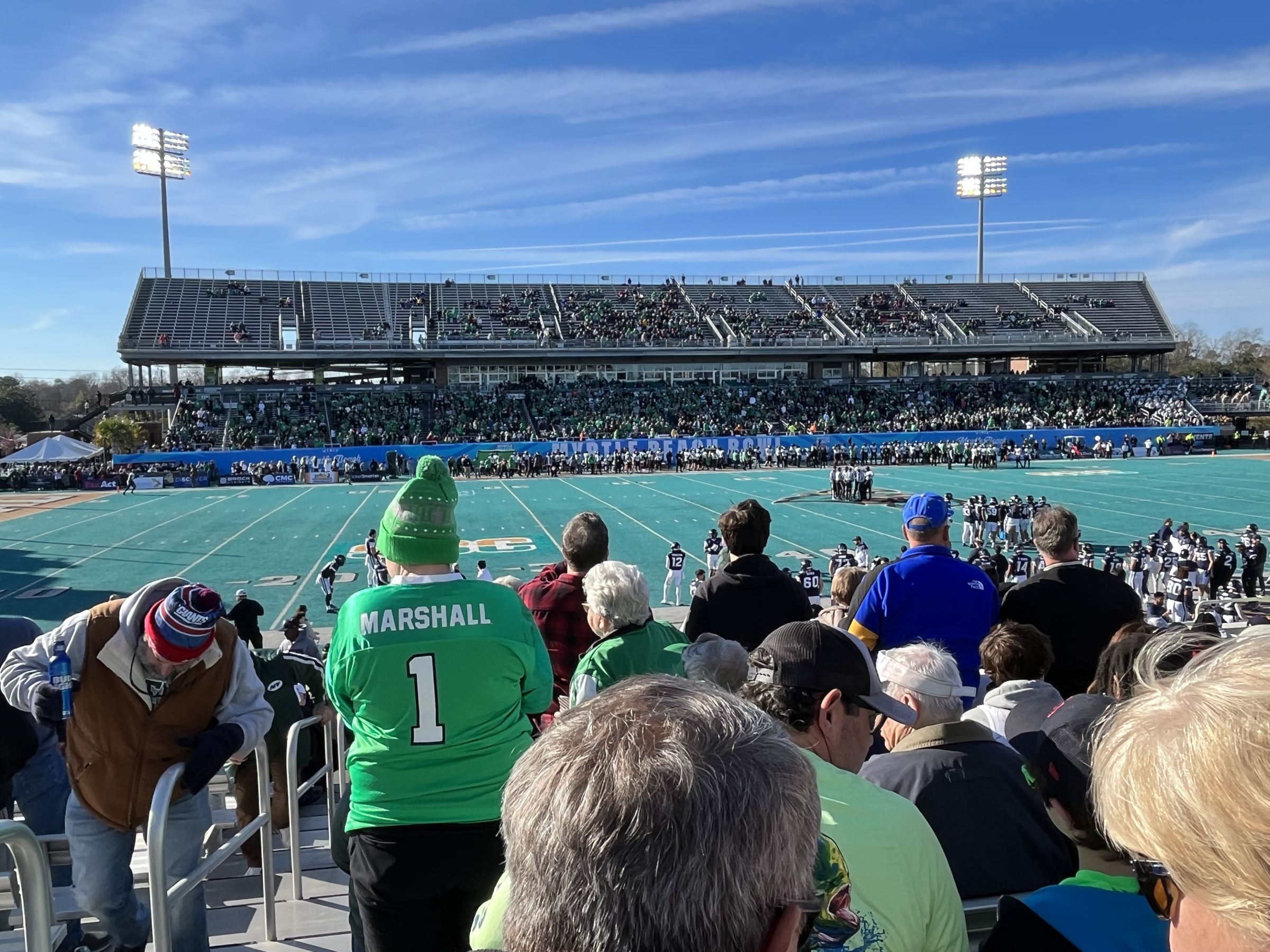 section 103, row o seat view  - brooks stadium