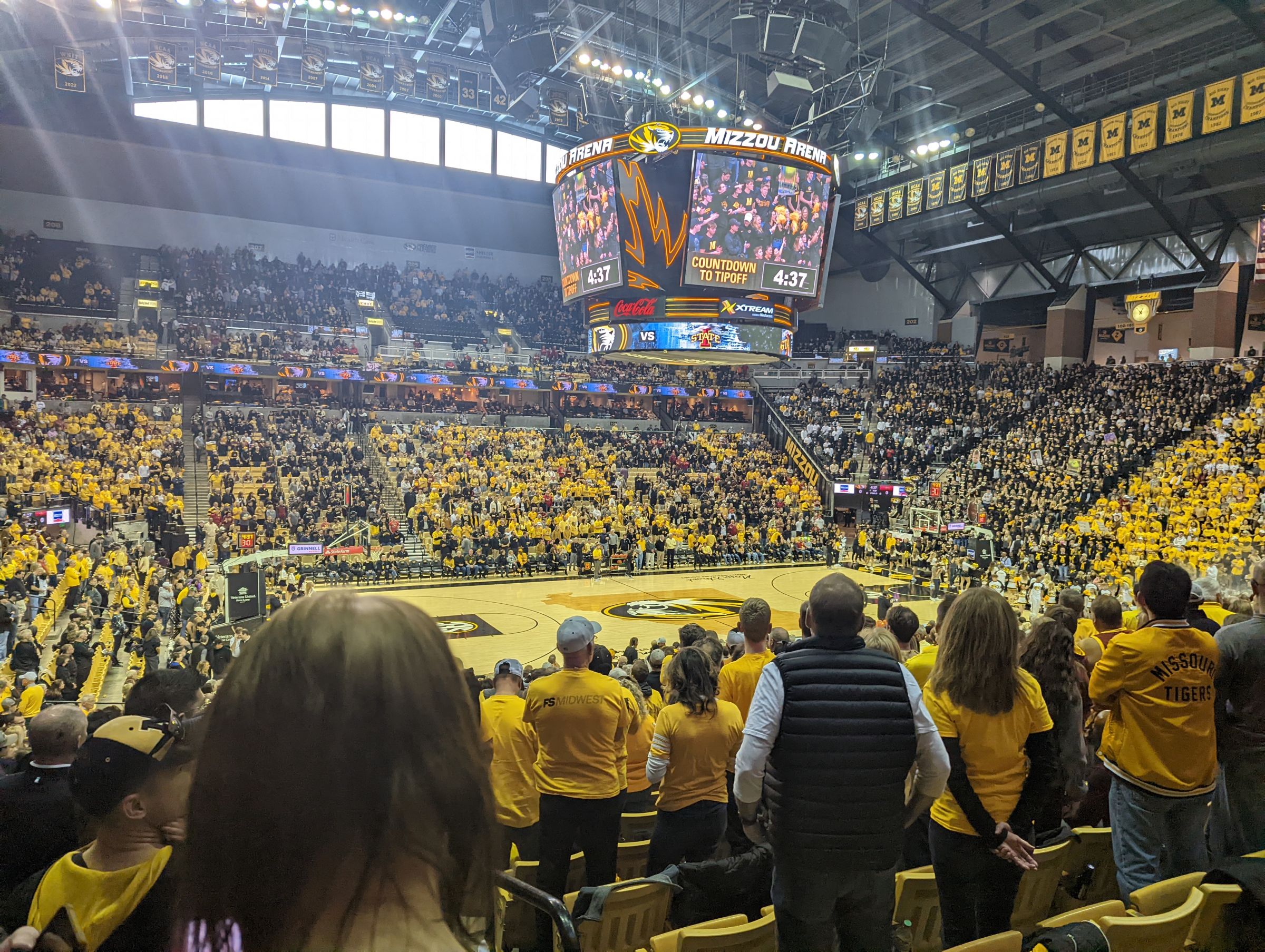 section 113, row 27 seat view  - mizzou arena