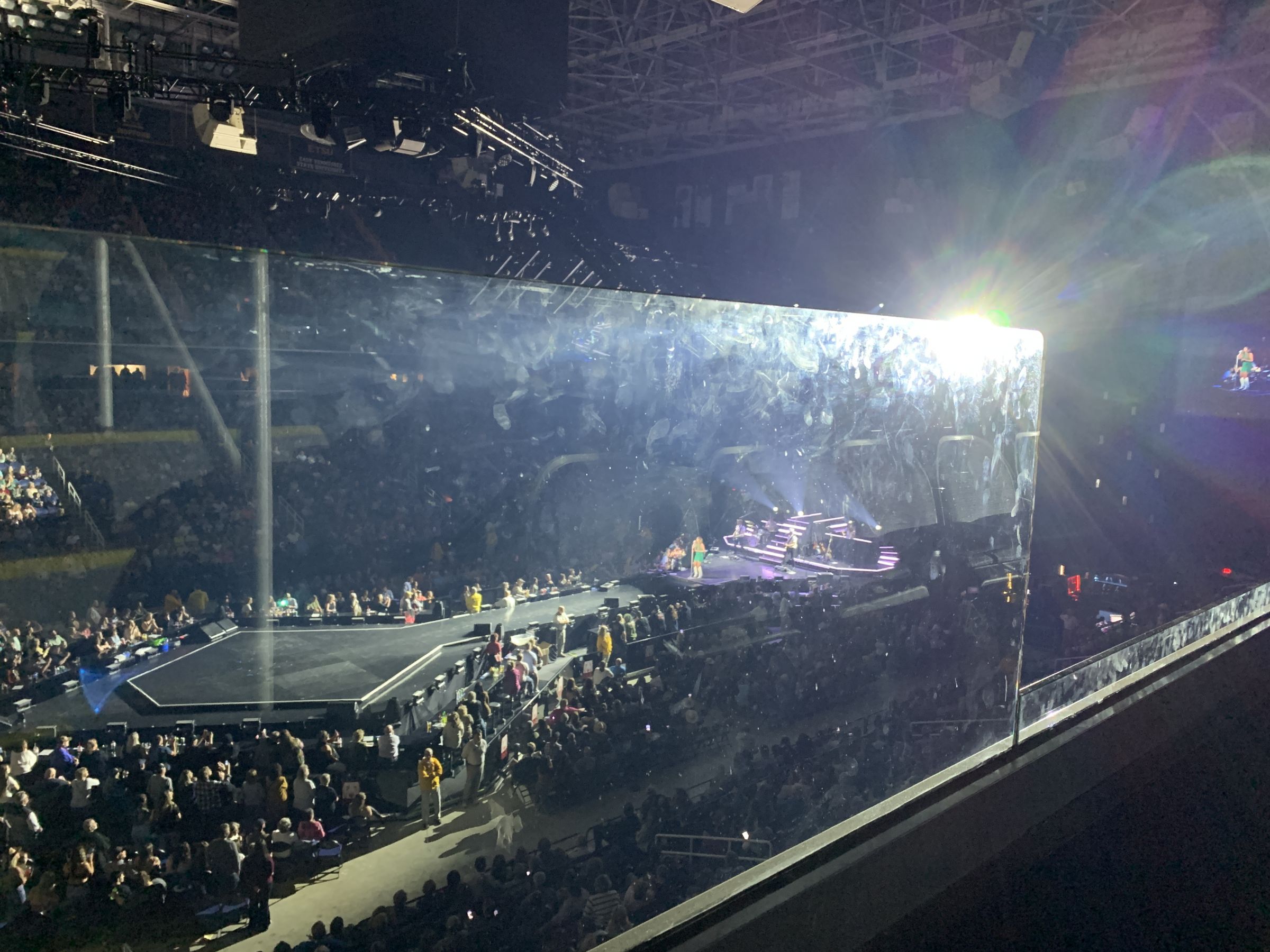 section 228, row a seat view  for concert - first horizon coliseum