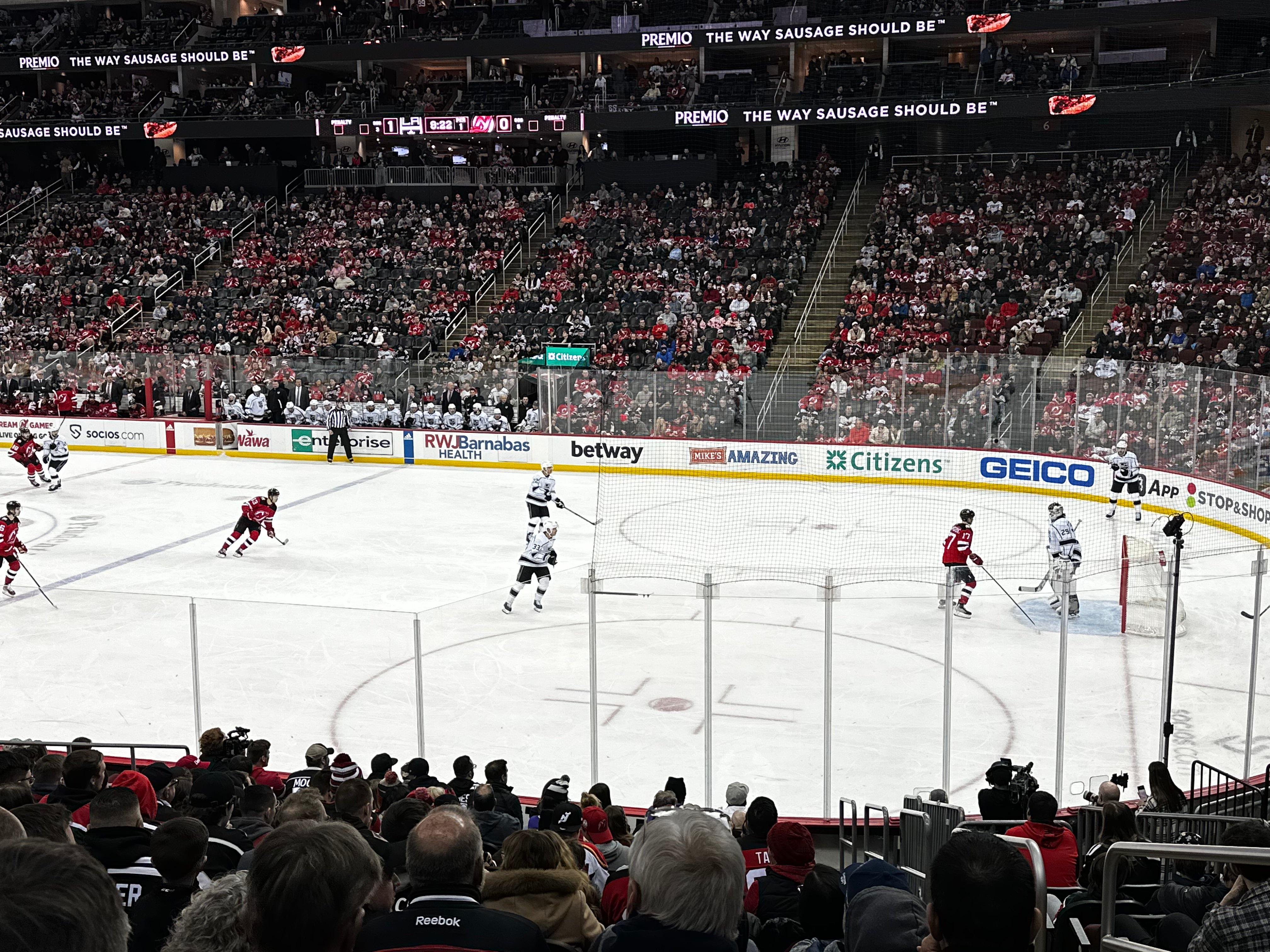 section 21, row 16 seat view  for hockey - prudential center