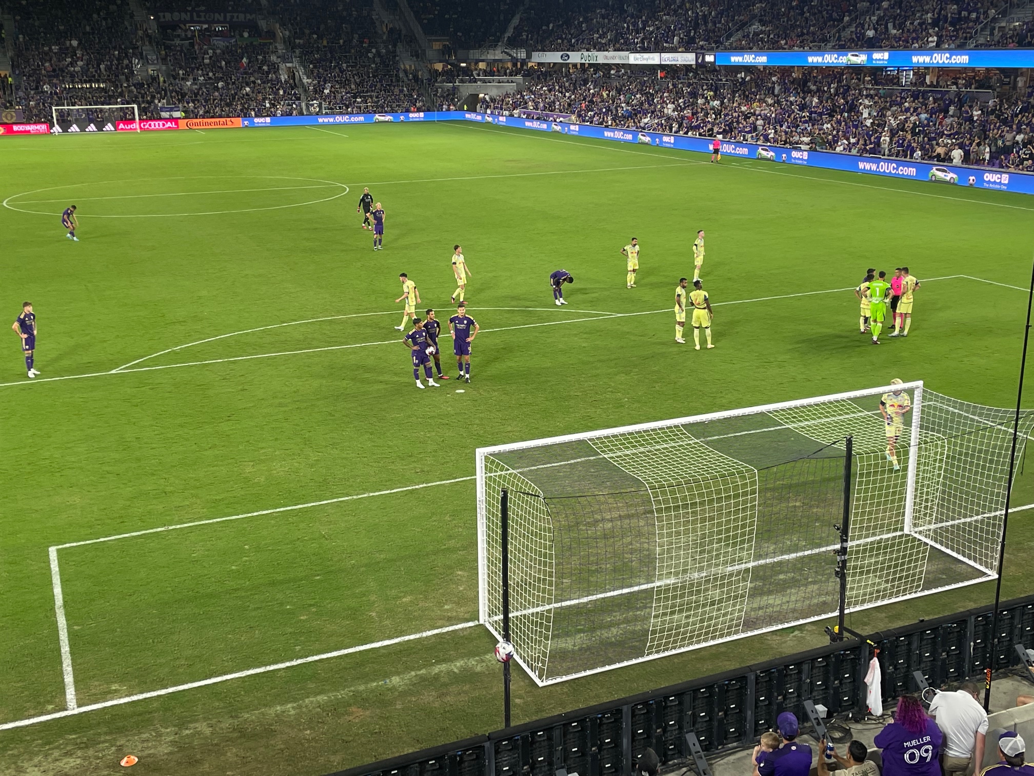 section 105, row a seat view  for soccer - inter&co stadium