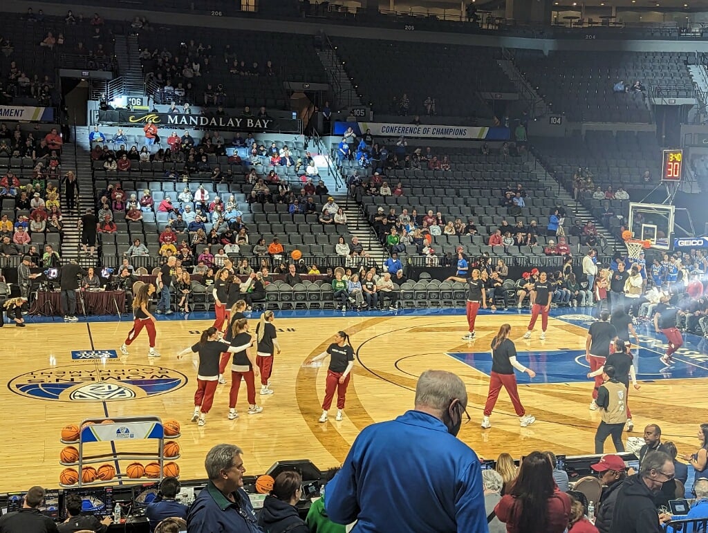 section 119, row k seat view  for basketball - michelob ultra arena