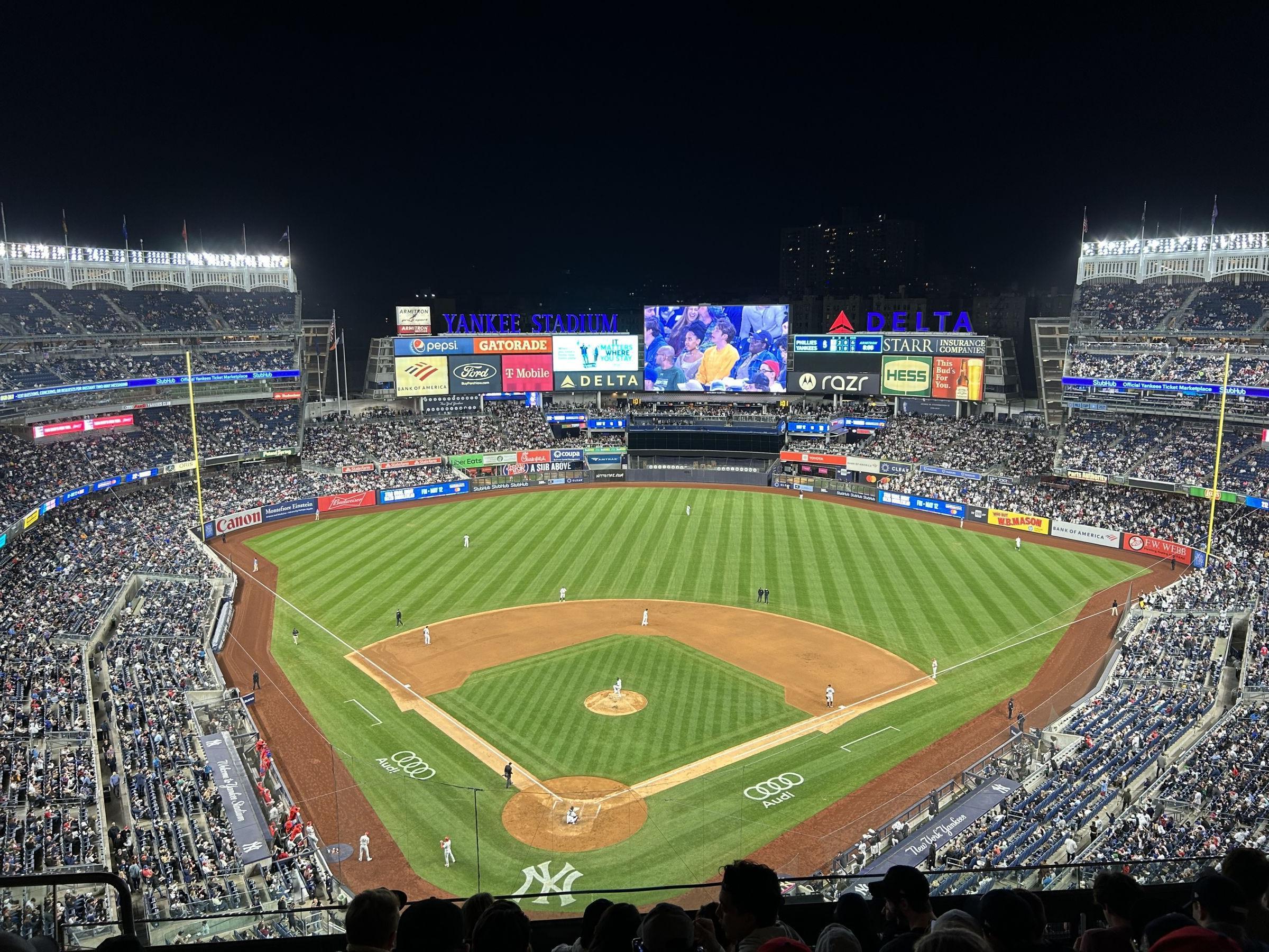 section 420a, row 7 seat view  for baseball - yankee stadium